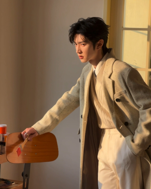 宝子们！快来看陈哲远这侧颜也太帅了吧！