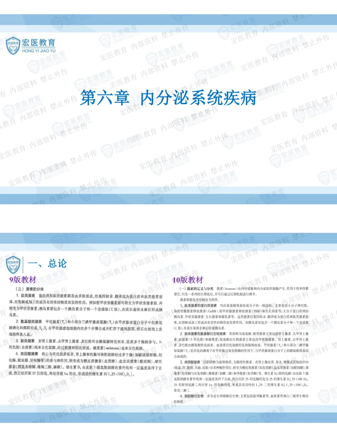 西综考研内科学第10版vs第9版变化-第六章