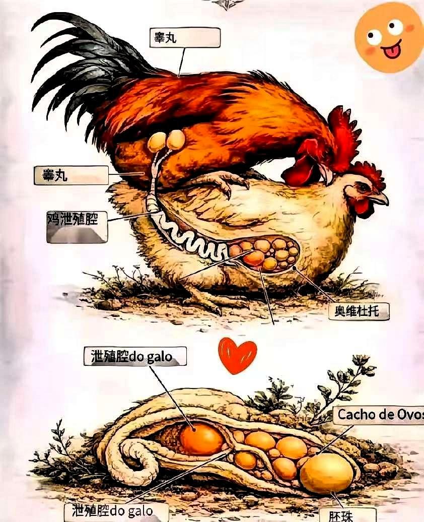 不起眼的家禽，藏着顶级生存智慧
 
公鸡交配的事儿，很少被拿到茶余饭后当教材看，