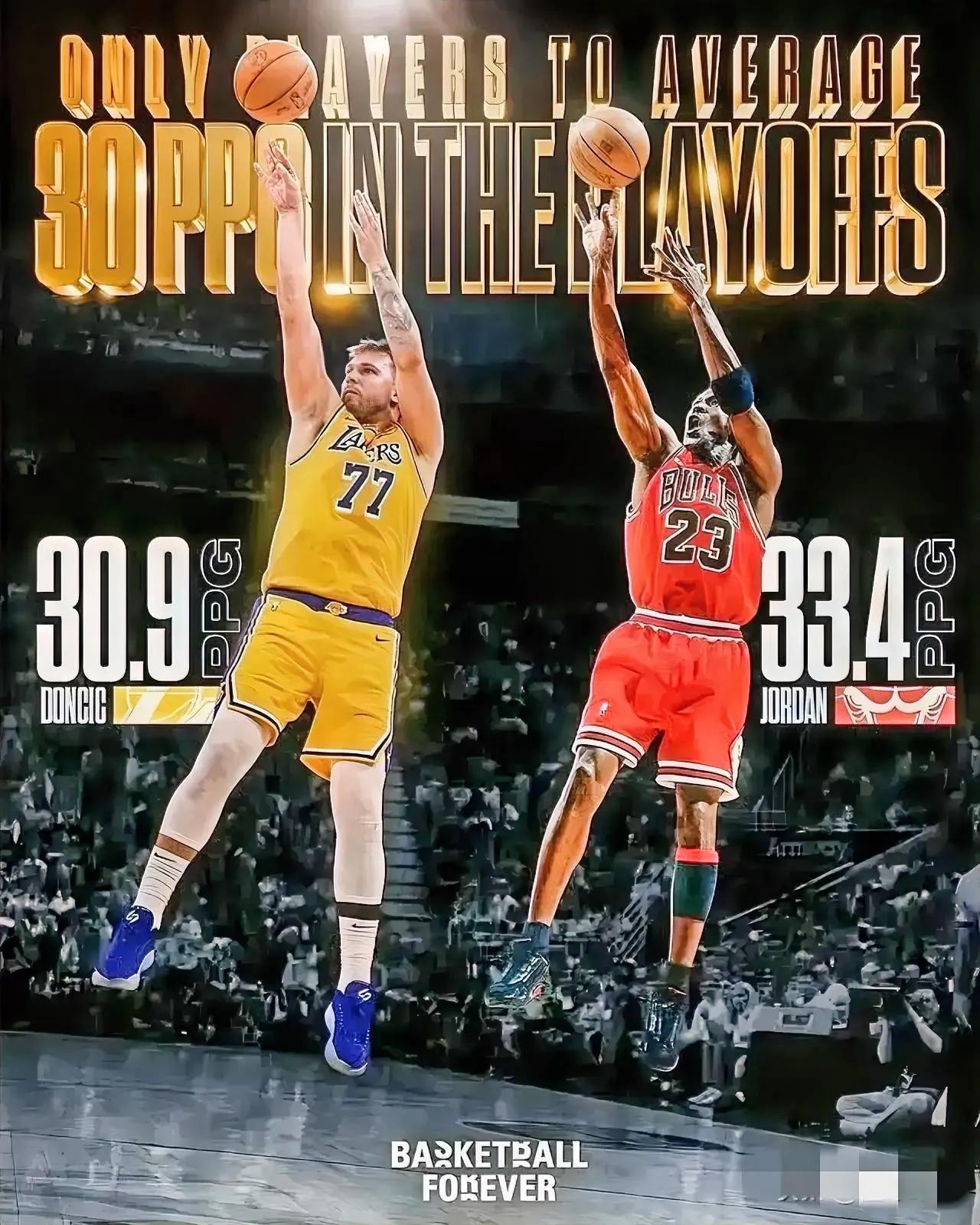 在NBA季后赛的辉煌篇章中，迈克尔·乔丹以场均33.4分的傲人成绩傲视群雄，而卢