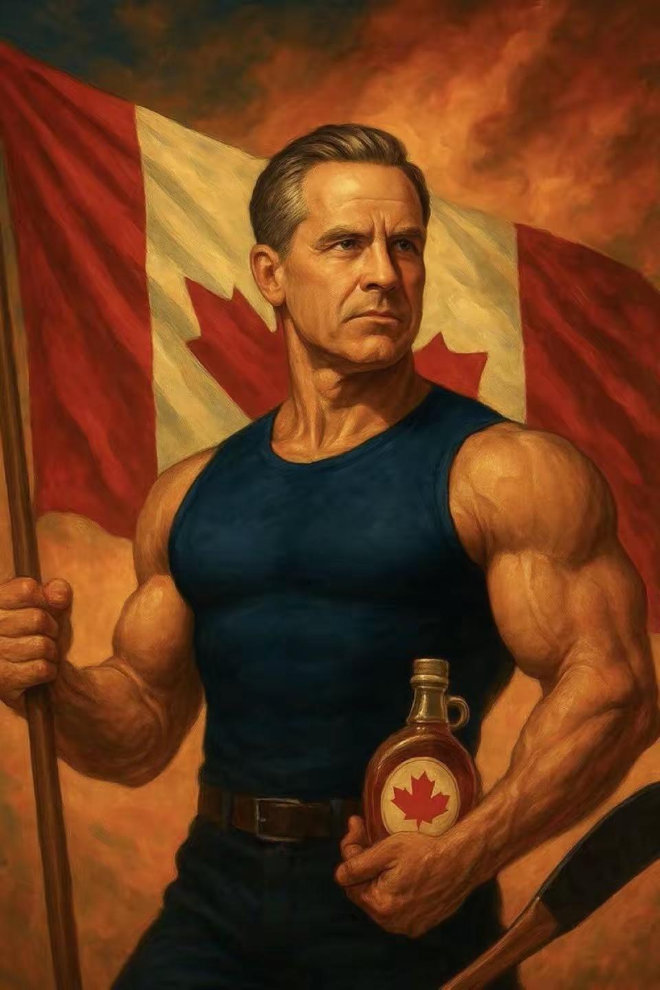 卡尼因为在达沃斯的表现，在加拿大人民的心中成了硬汉！[呲牙]