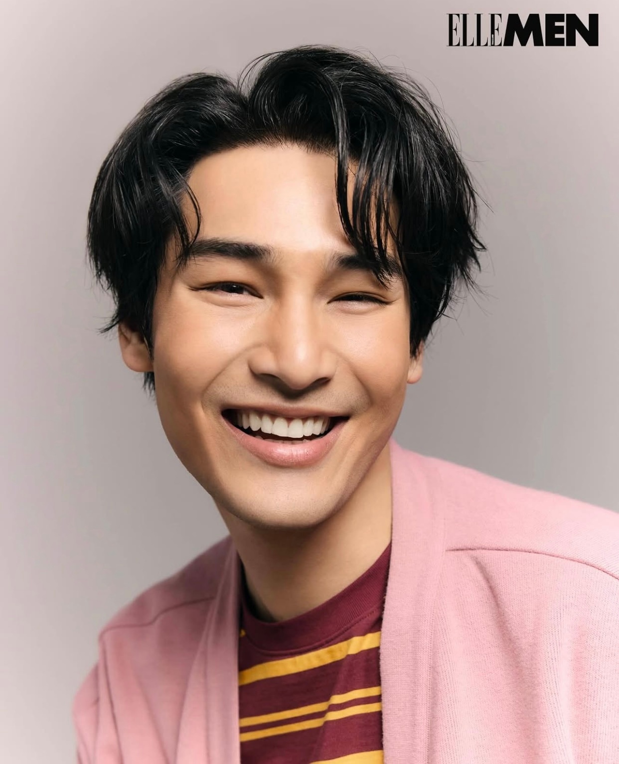 Apo Nattawin 登封「ELLE MEN X」泰国版八月电子刊封面，SK