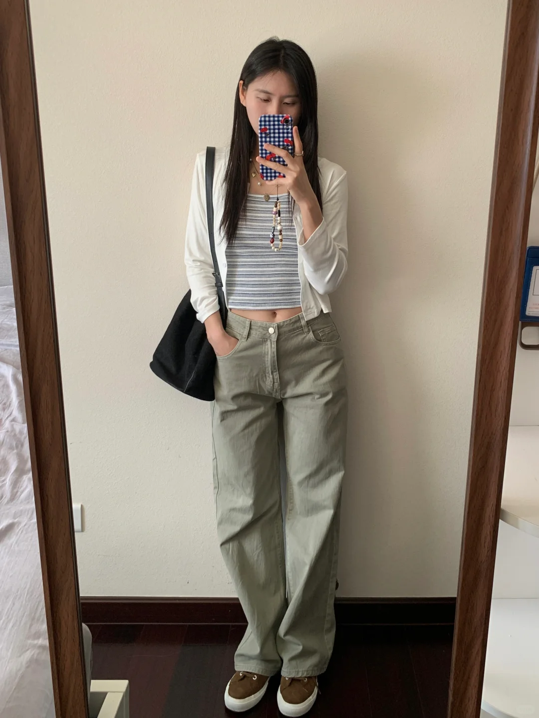 有点韩的Look