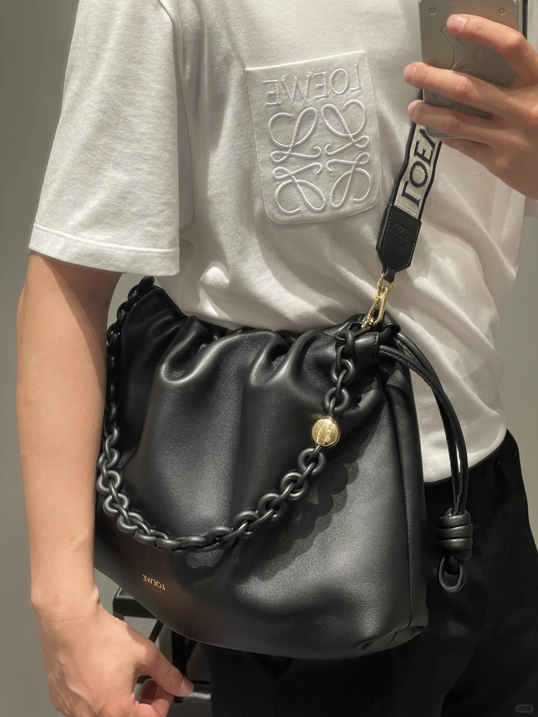 LOEWE罗意威 超酷的新款flamenco purse大号