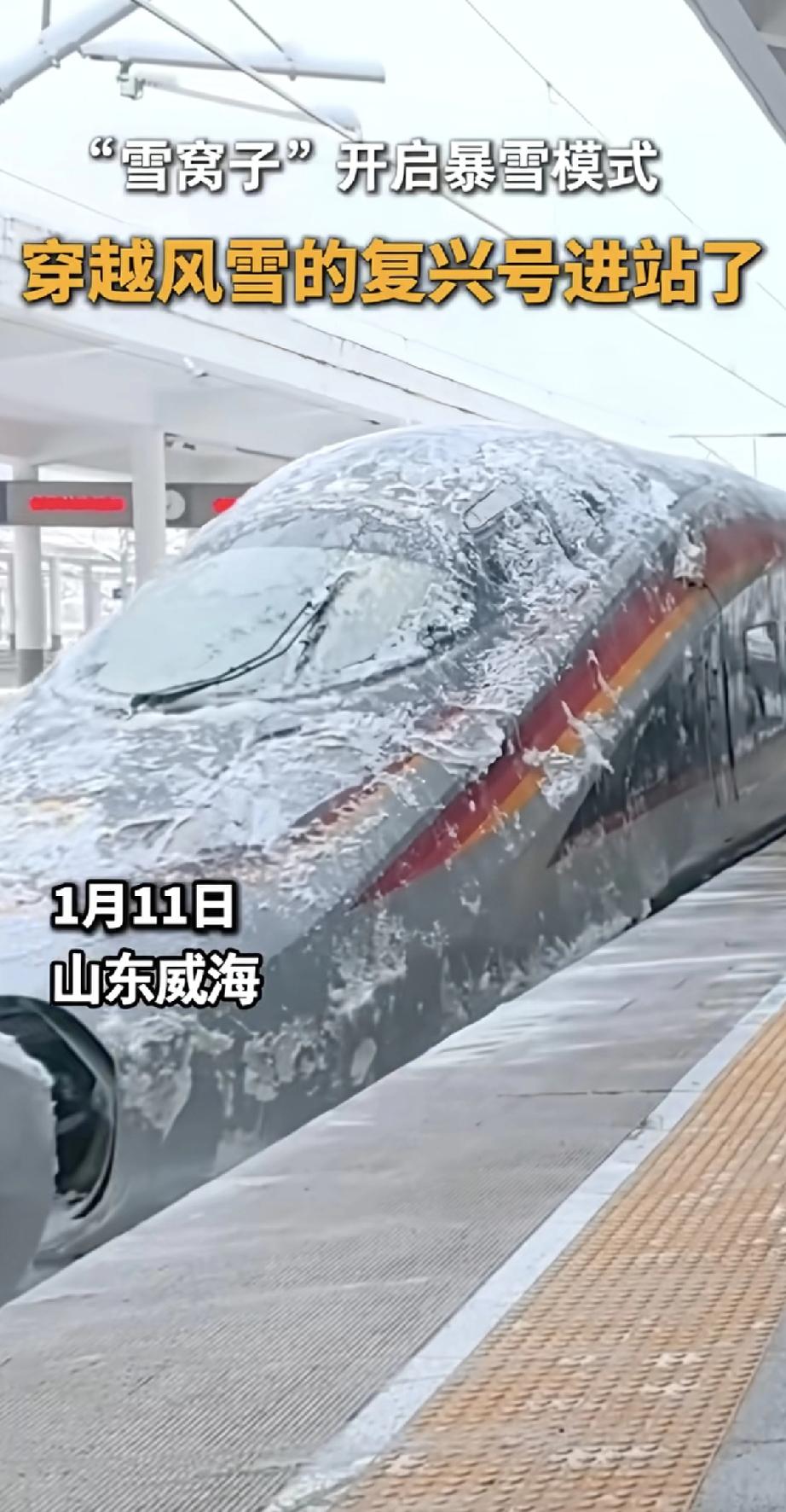 哎妈呀，这雪下得，威海简直成了“雪窝子”！天儿冷得人直哆嗦，可眼前这景儿——嘿，