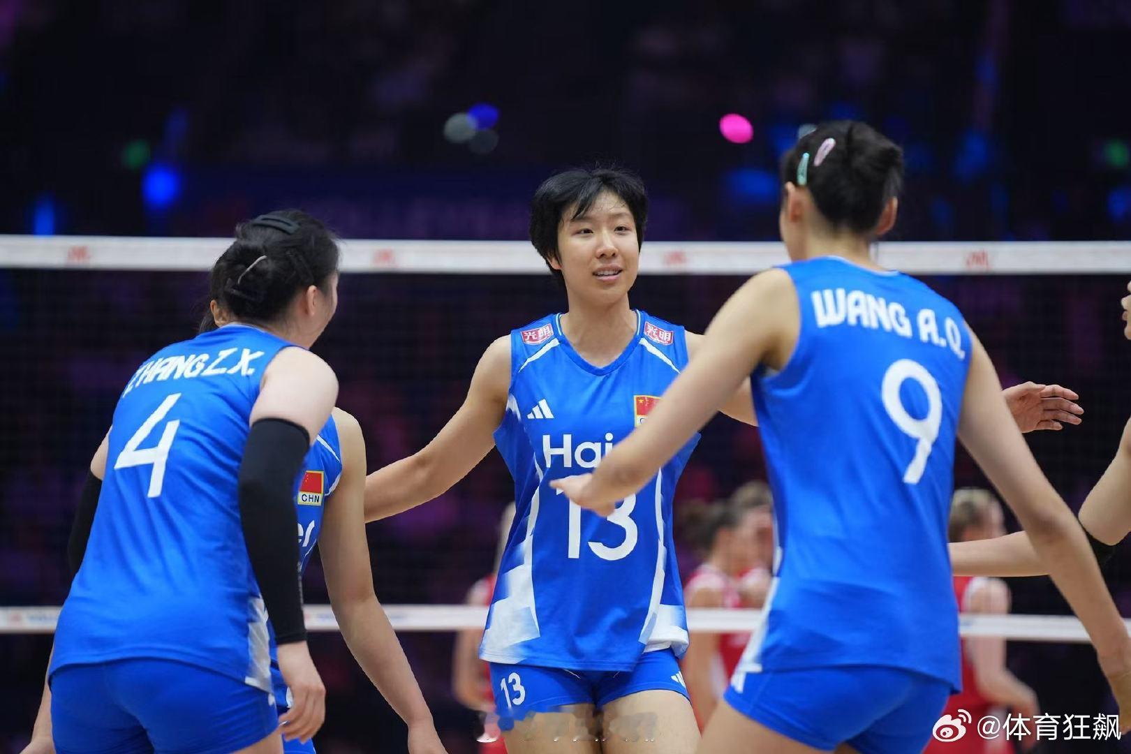 2026年世界女排联赛 中国南京站，中国女排vs波兰女排，中国女排 25-18扳