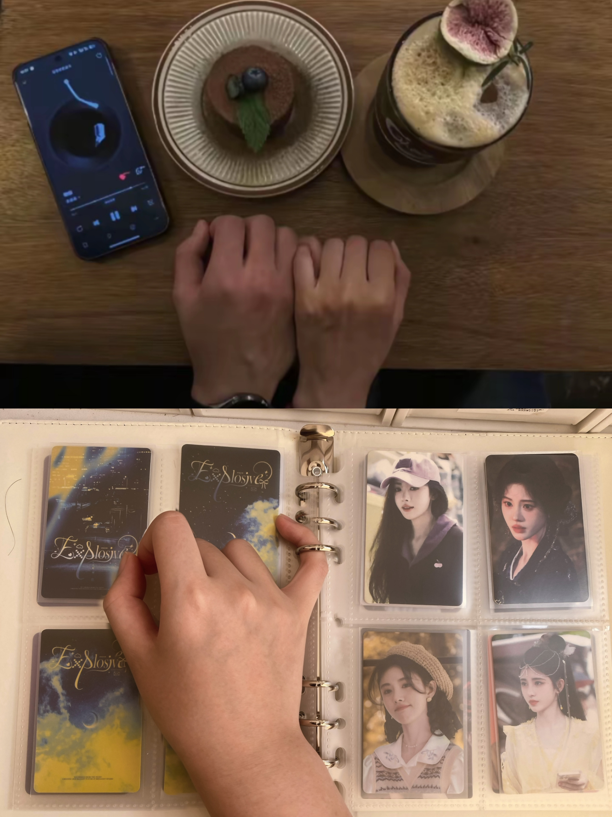 鞠婧祎周边市场[超话]  卡册上的银圈是你对我的一次求婚 ​​​