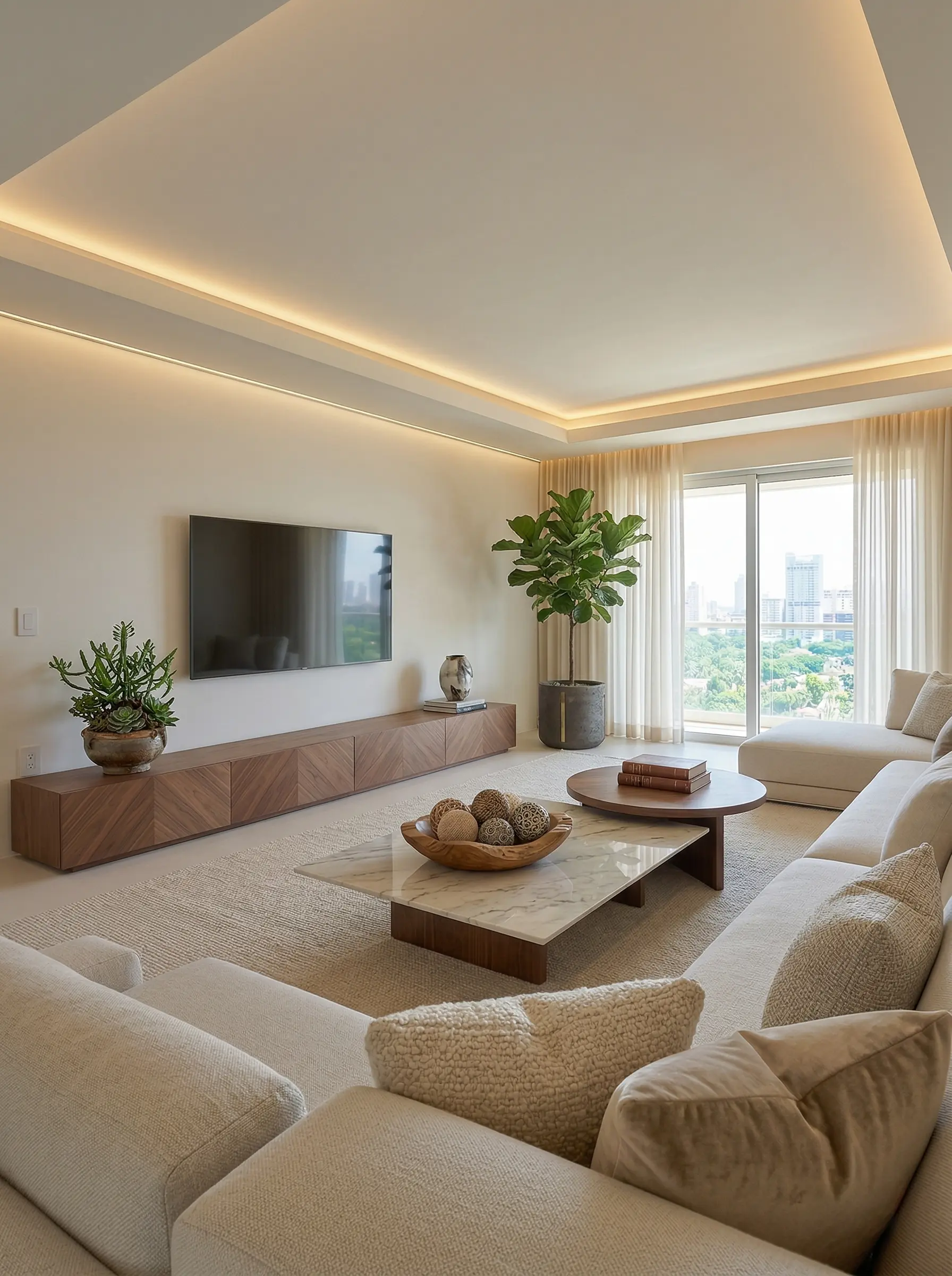 ㎡极简中古，通透又显大！