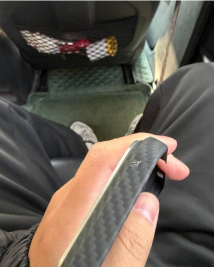 可怕，我会一直用硅胶壳的… 