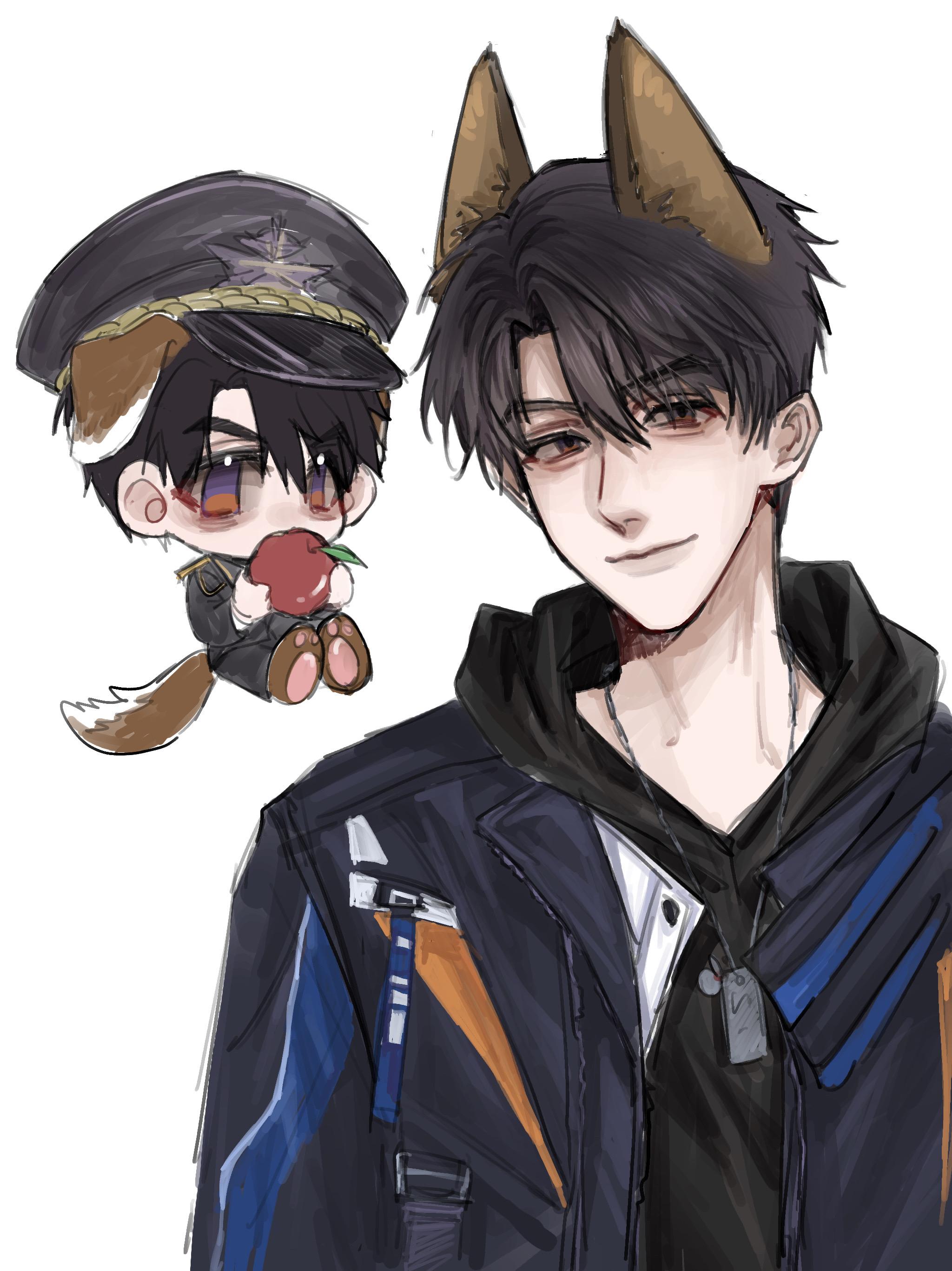 伯恩山和德牧~\(≧▽≦)/~