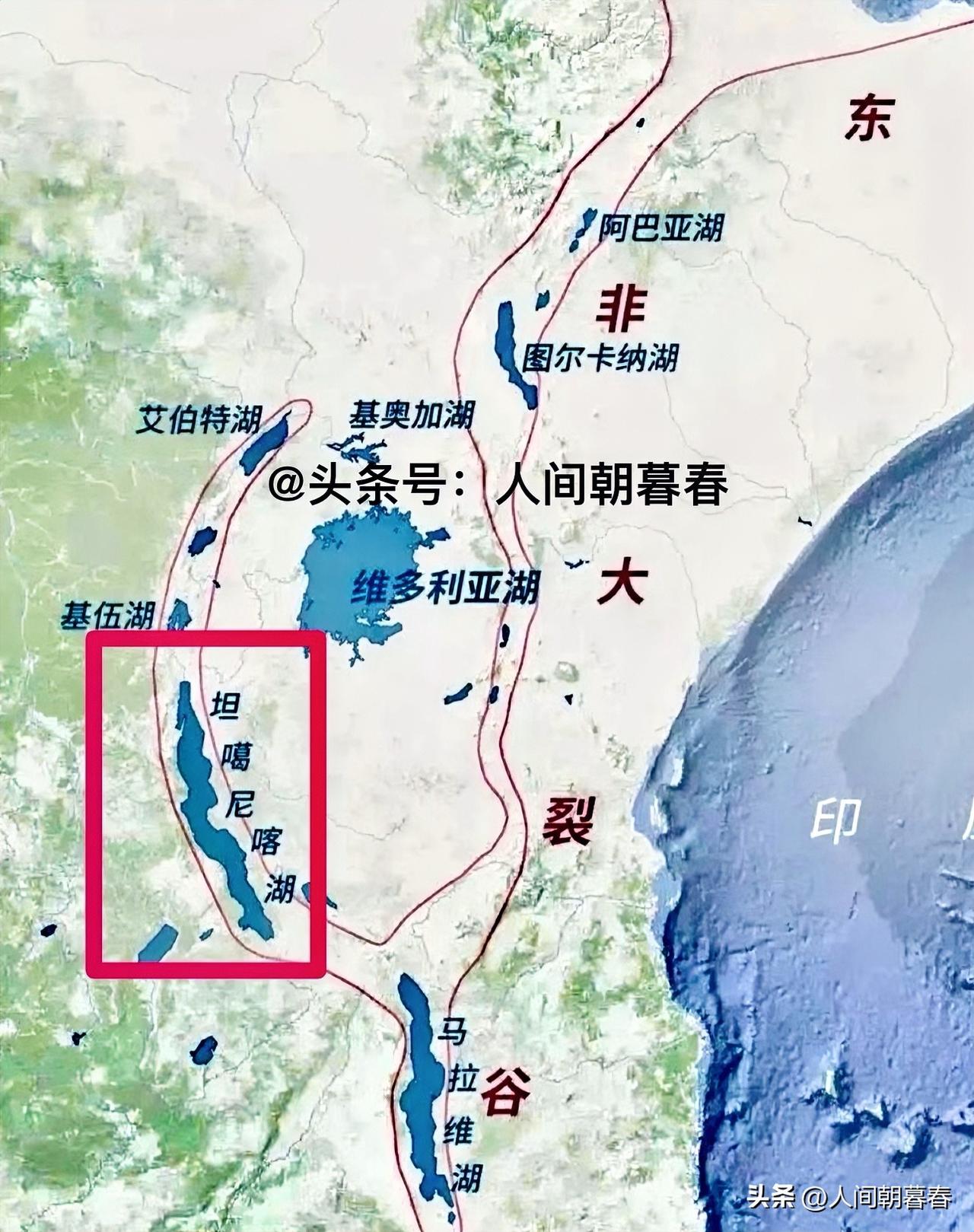 非洲大陆上这个坦噶尼喀湖真的是不简单啊。作为一个淡水湖，其水域面积及蓄水量远超我