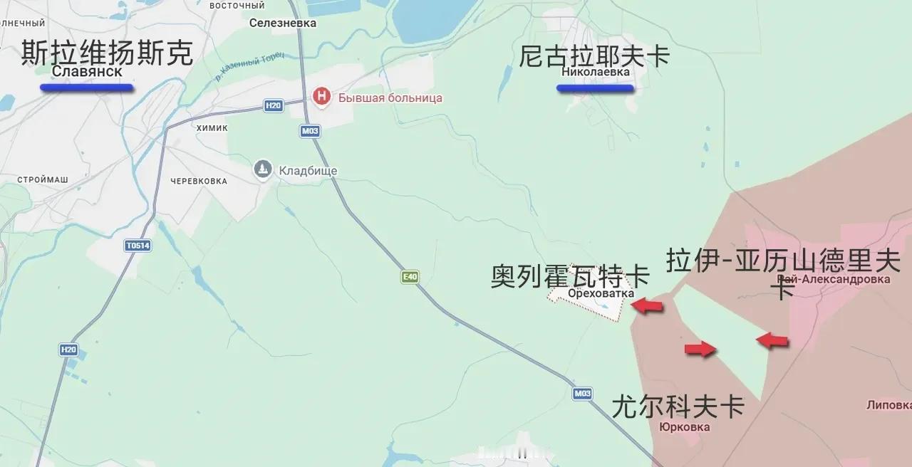 俄军南部集群在占领拉伊-亚历山德罗夫卡和尤尔科夫卡后，在别连卡亚河和苏哈亚河一带
