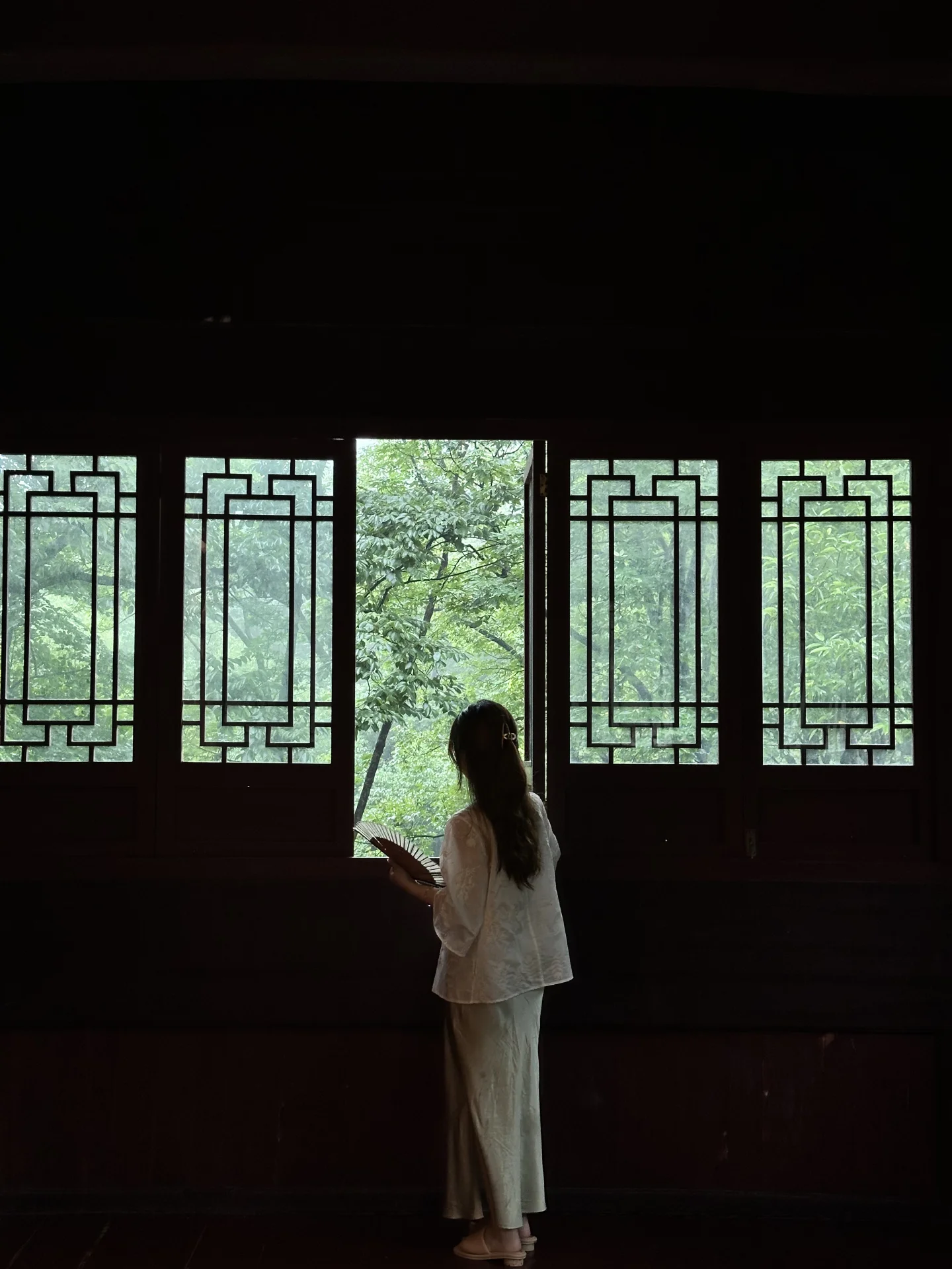 雨天是虎跑最美的滤镜吧