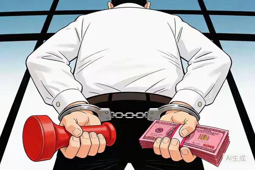 今年冬天的不同 “贪腐的代价：手铐与金钱的抉择”💰🕊️