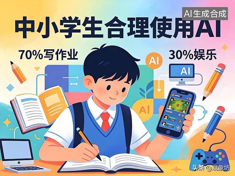中小学生用AI 实行分级制度，这事儿真不能再等了！

现在的孩子，接触AI的速度