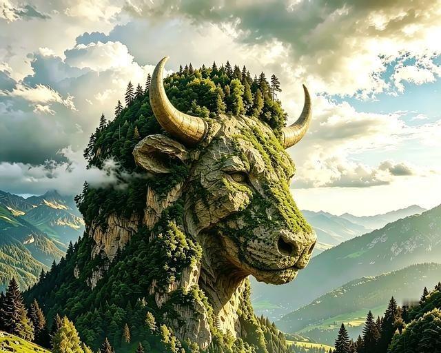 测个图，看最近是遇贵人还是犯小人。别多想，第一眼看到的是啥？

A：牛头

B：