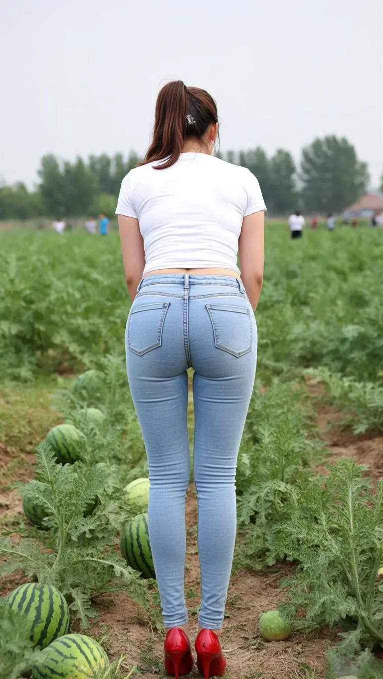 紧身牛仔裤