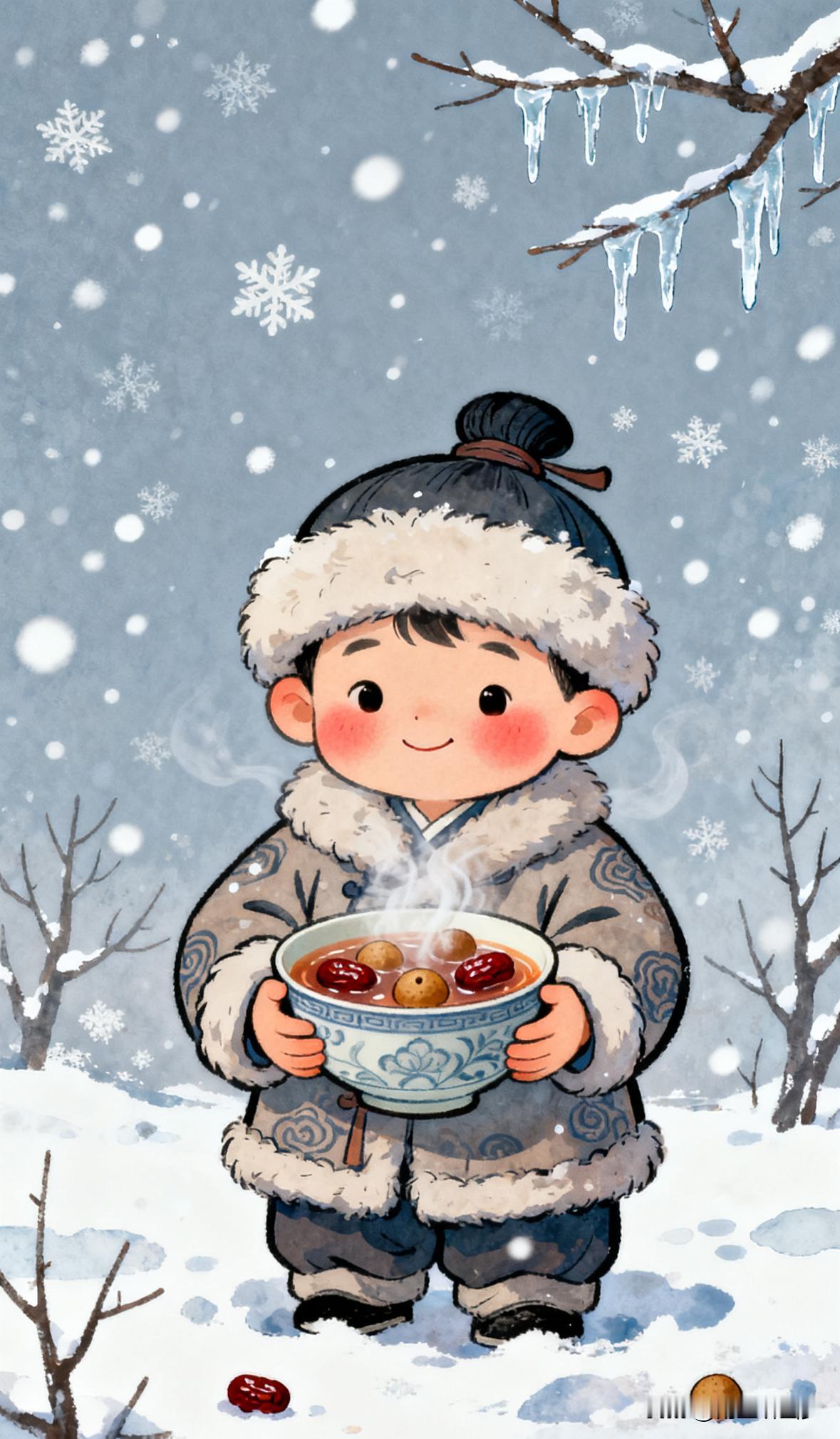 小寒到！
这可是一年里最冷的日子要开场啦！
出门羽绒服、围巾、棉鞋全安排上
千万