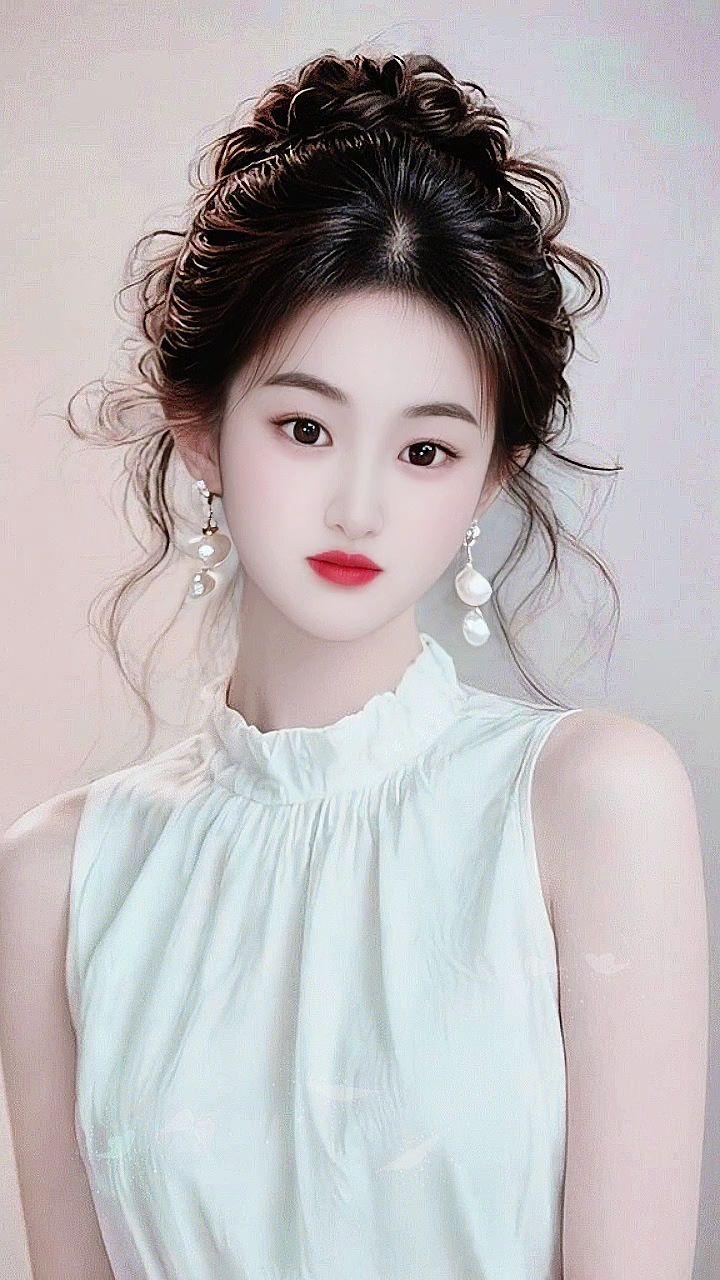清透气质美 甜美系发型 千金感盘发 美出温柔感 清纯甜美