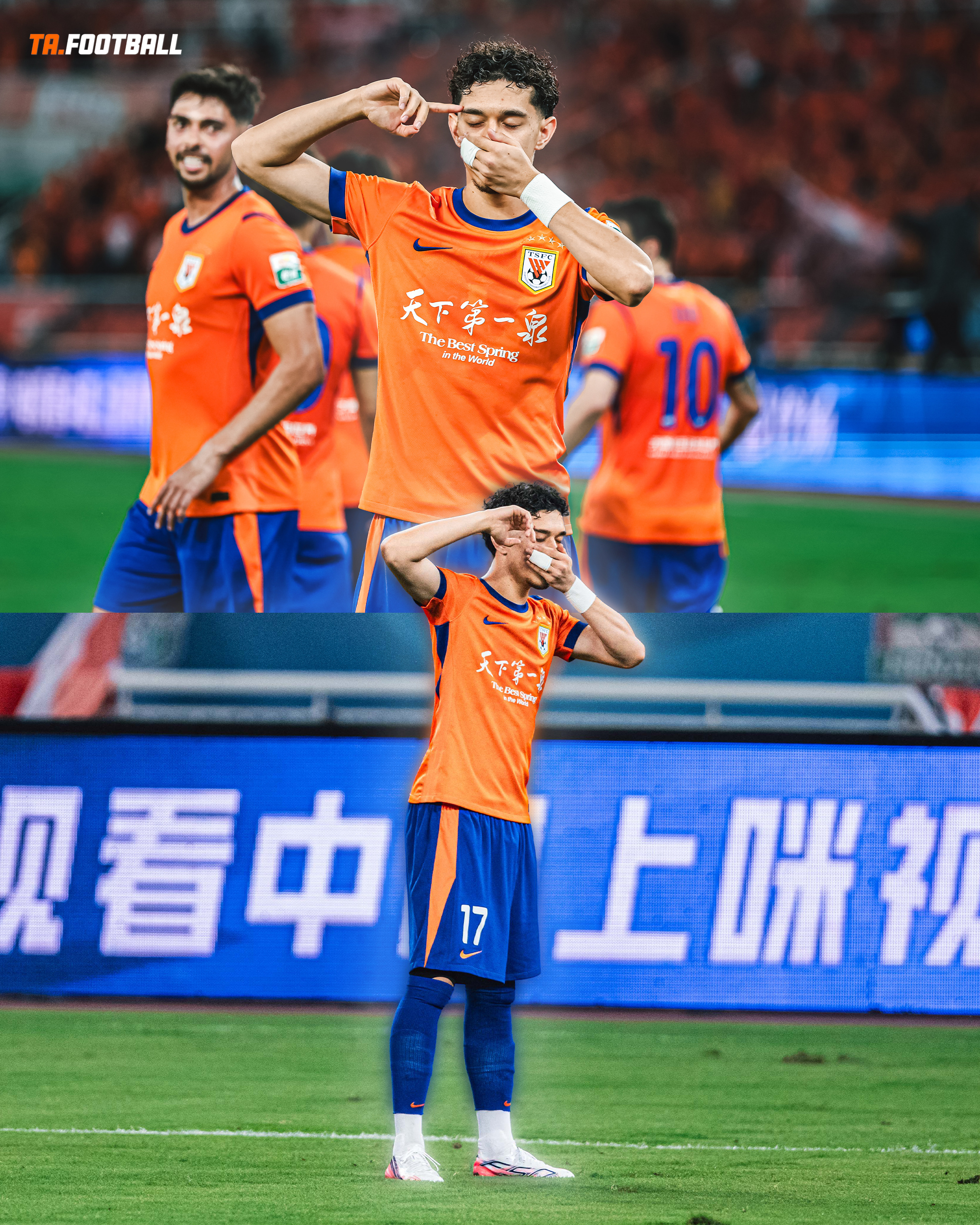 李小恒主场首球刚替补登场就完成了破门⚽️山东泰山vs青岛海牛山东泰山3-1青岛海