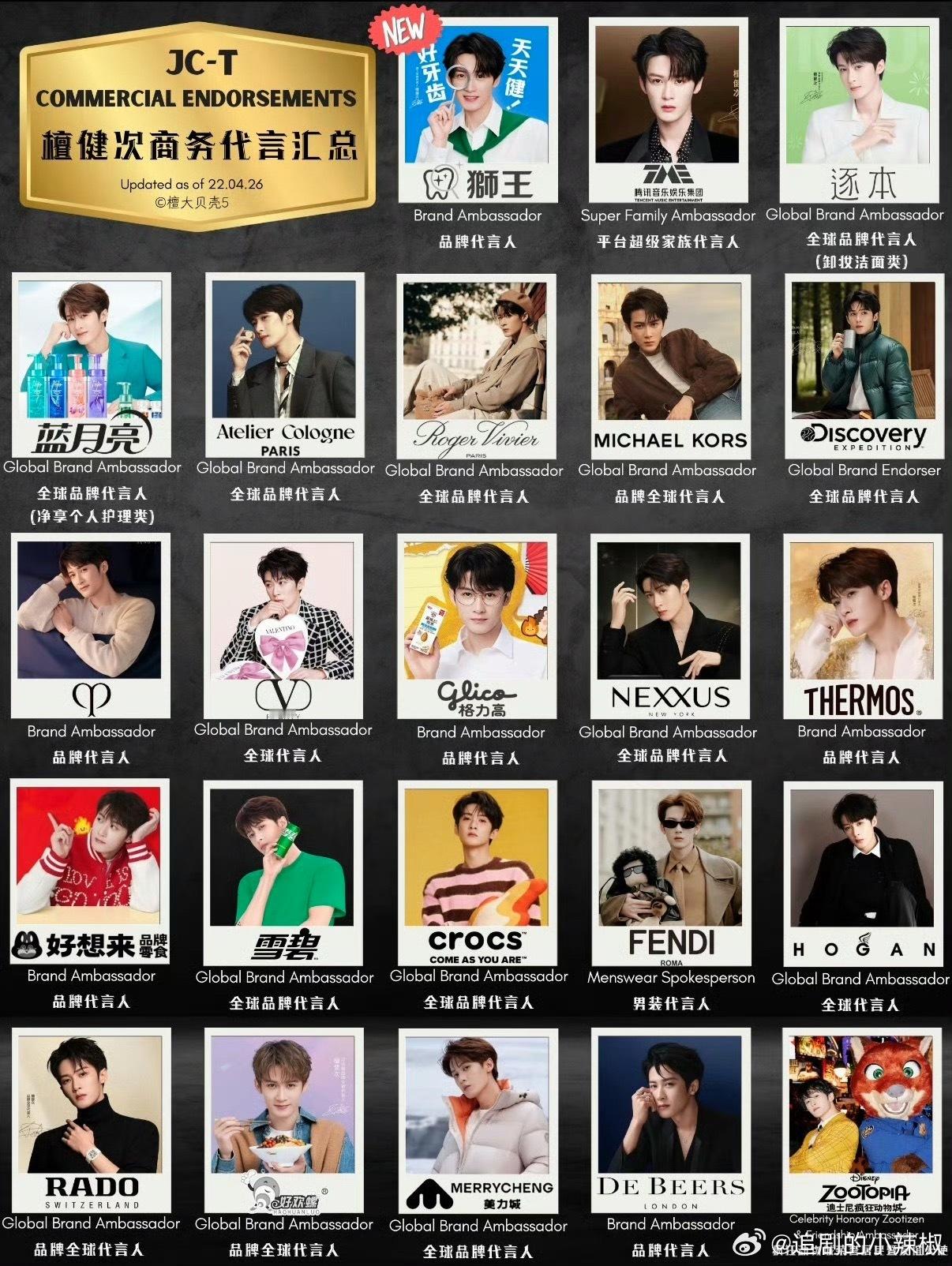 檀健次🆕商务汇总，都22个了这盛世如粉丝所愿 