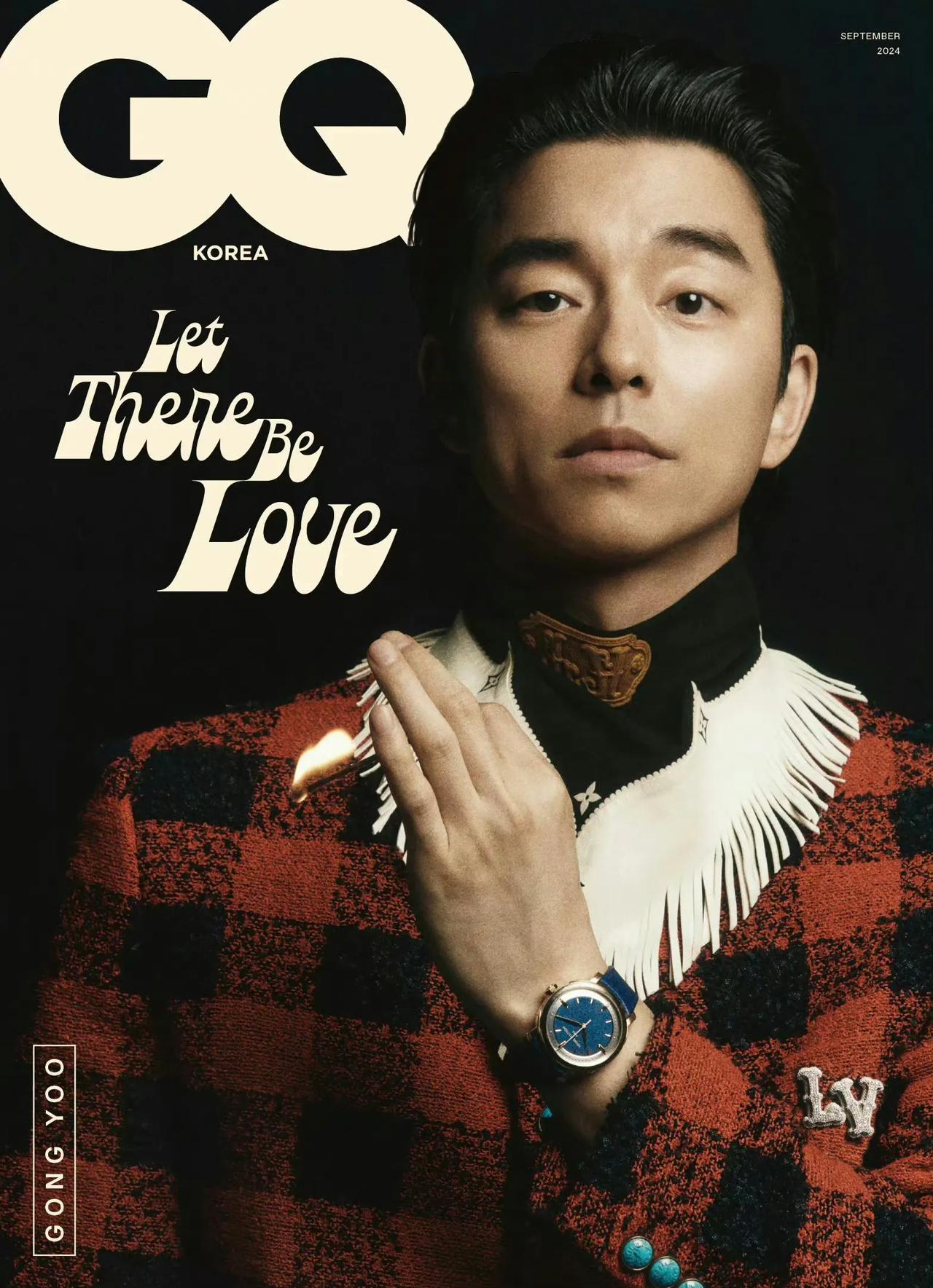 孔刘  GQ Korea 九月刊封面画报，穿着Louis Vuitton秋冬男装