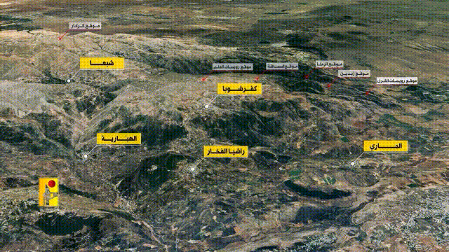 4月27日，黎巴嫩“真主党”武装发布了在4月26日，在卡法尔舒巴山，成功伏击以色