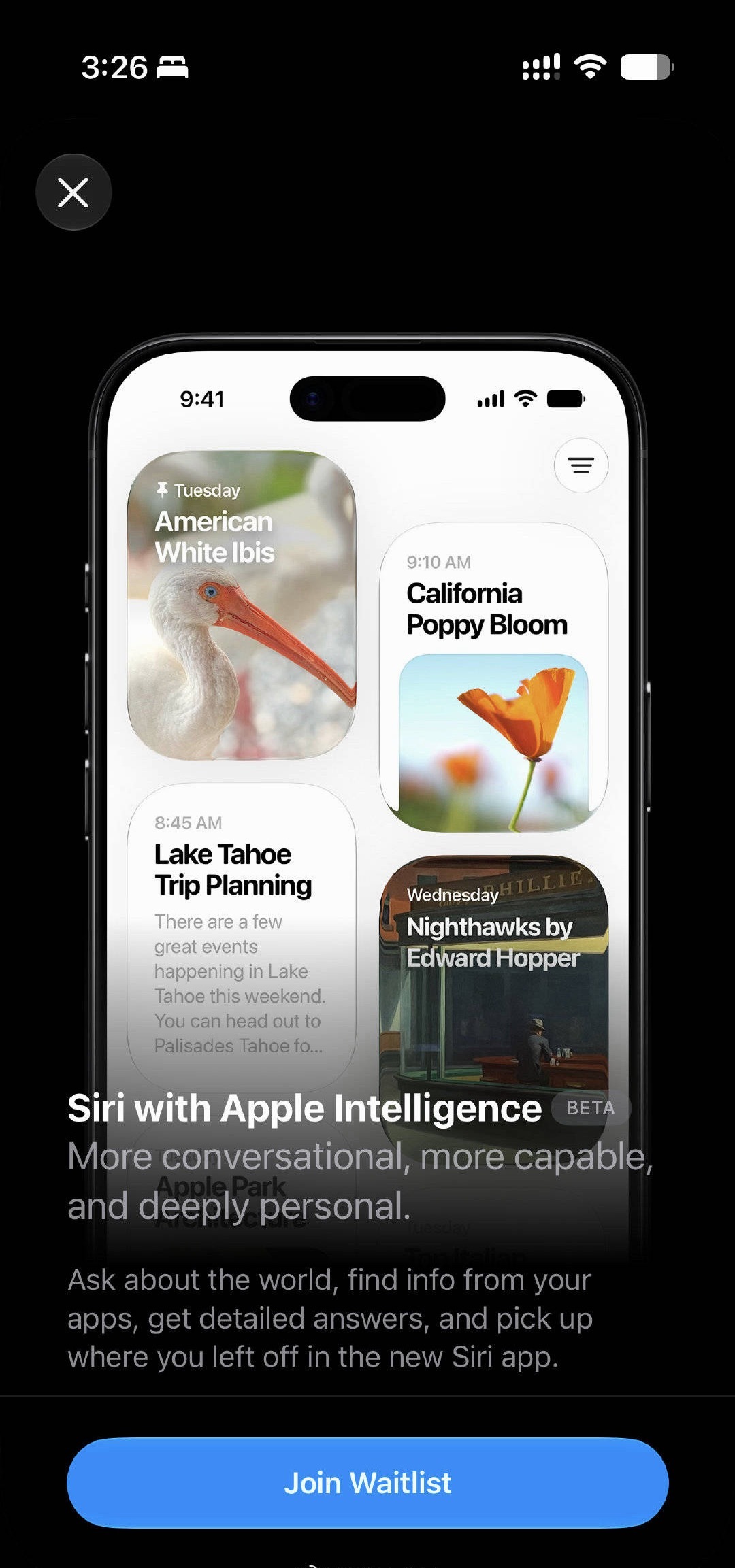 实测港版iPhone 可以使用Apple智能。但是要等