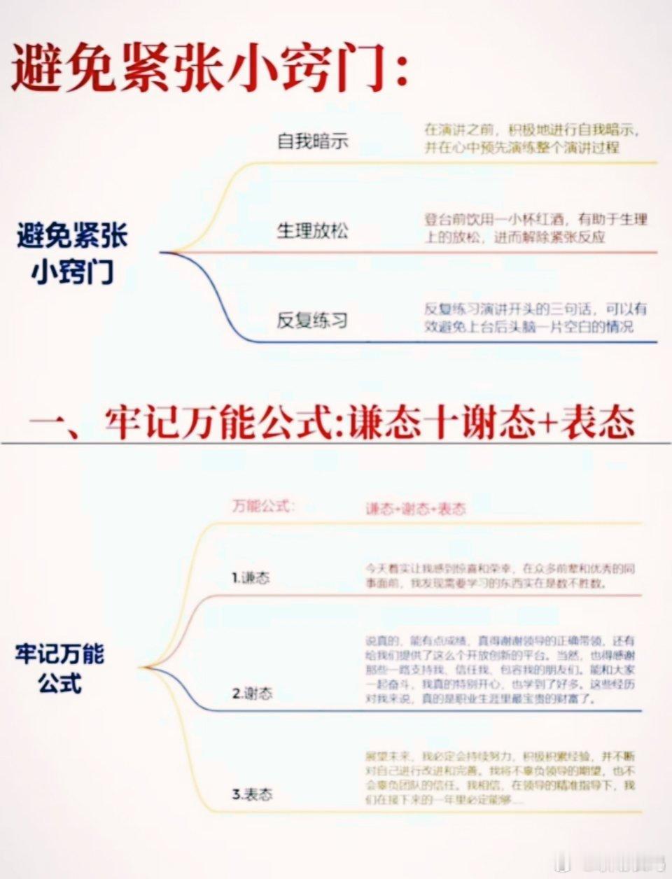 年会时，上台发言的万能公式，建议每一位职场朋友/get√ 