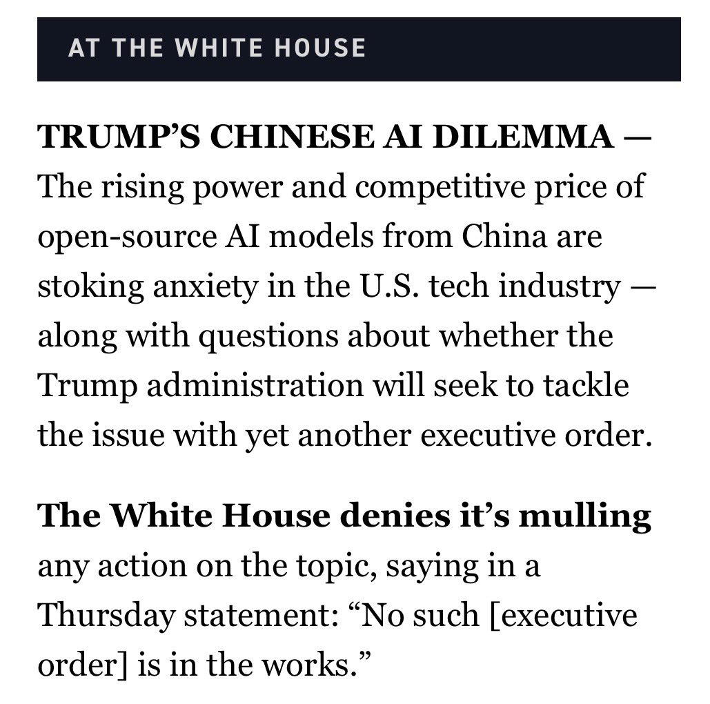 Politico报道，据9名知情人士透露，特朗普政府官员似乎已经开始初步讨论，研
