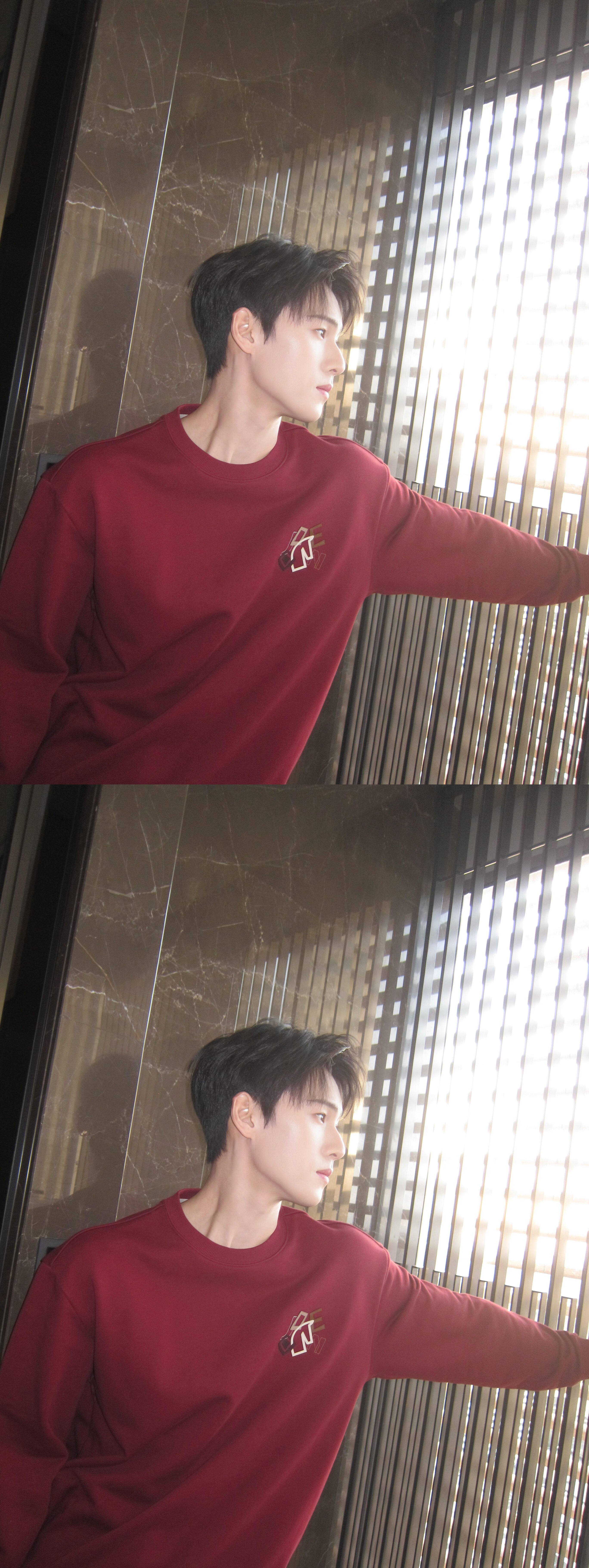 李昀锐红衣大片，九牧王代言人好帅！！新年气息拉满啦！