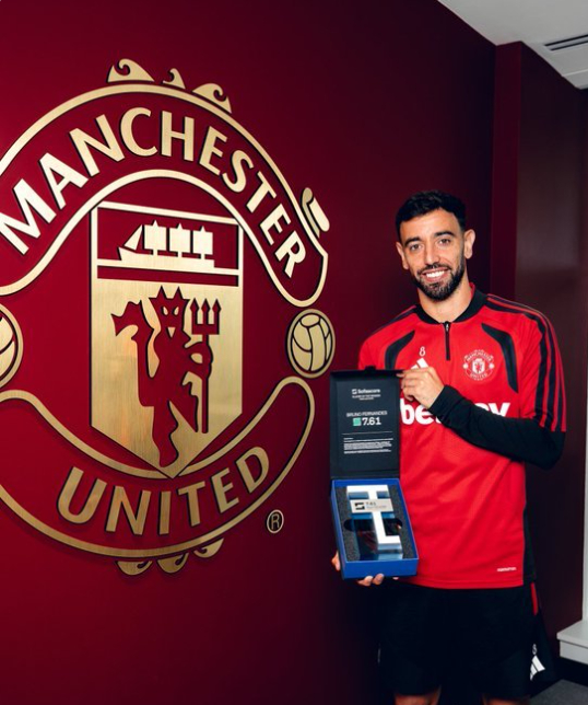 🏆数据权威认证！B 费当选 Sofascore 赛季最佳球员✨知名数据机构 S