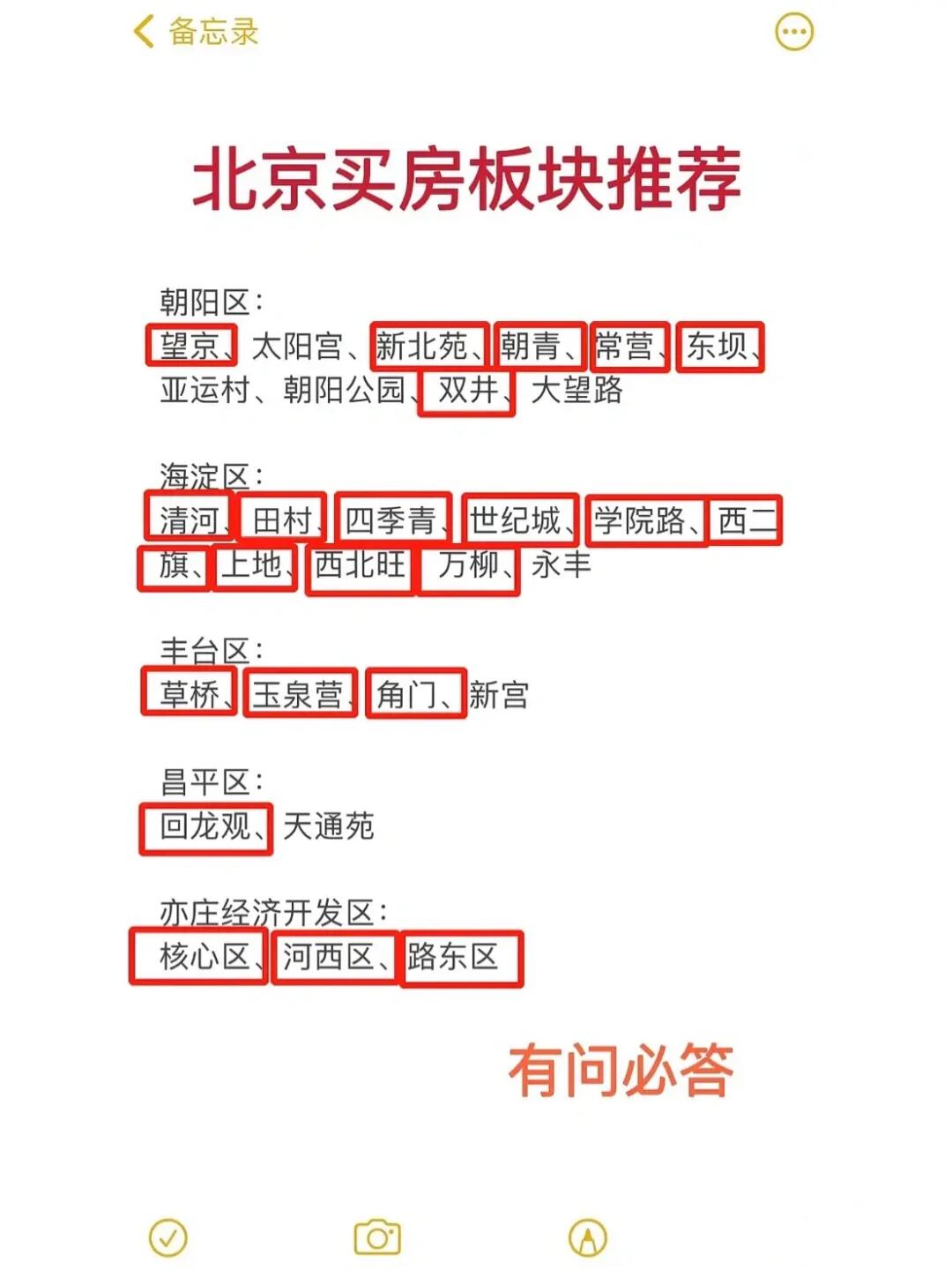 北京买房热门板块推荐💯