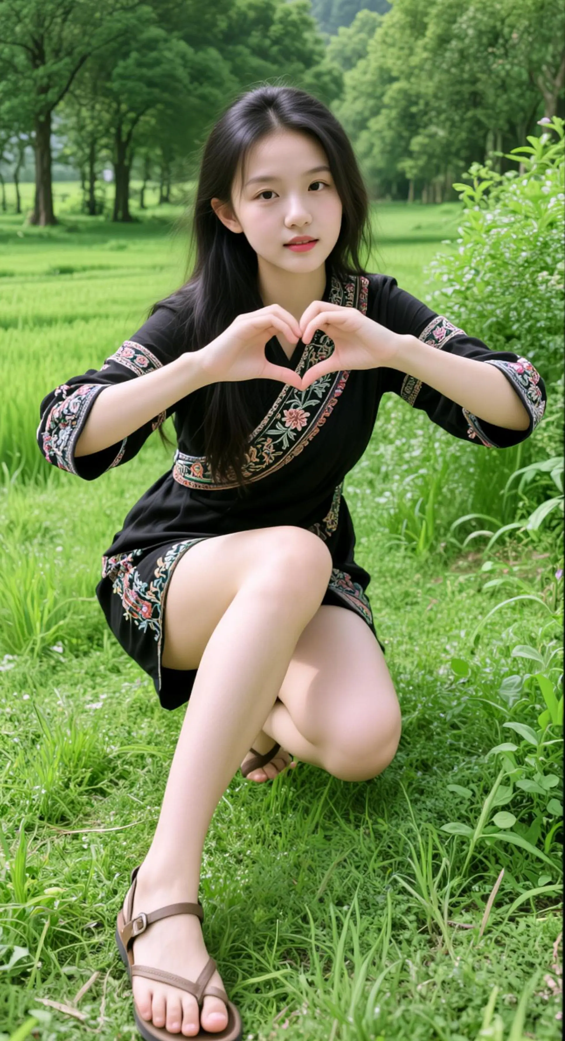 AI田园风生活照 随变ai随便玩