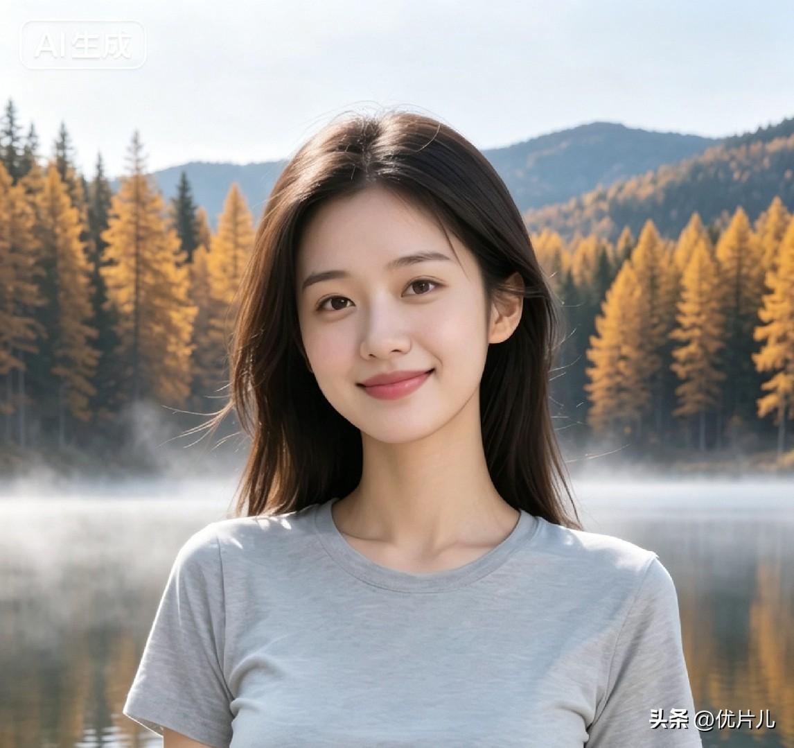 秋雾漫山湖，清风伴良人。
心有松弛感，走到哪里，皆是好风景/ 金秋治愈系风景 释