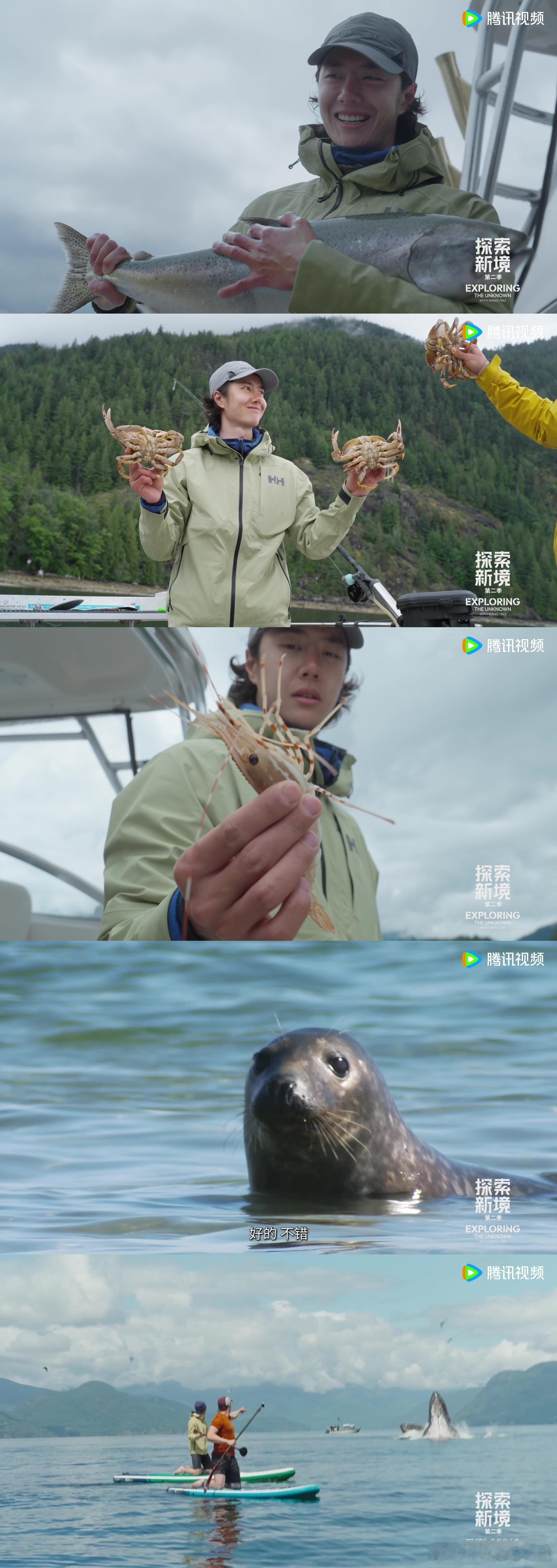 整个生物圈都在打卡王一博转发吸王一博的顶级好运！《探索新境2》他简直欧皇附体，钓