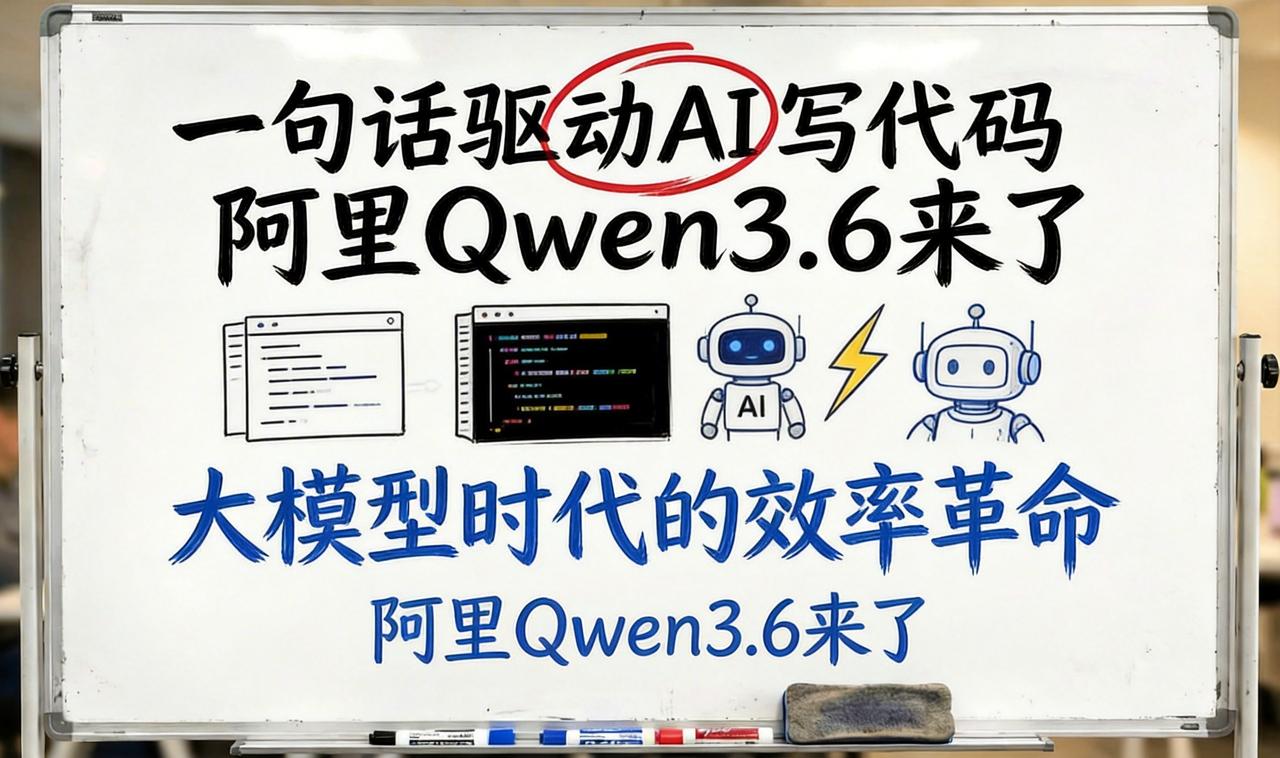 阿里刚出的Qwen3.6-Plus真的把我看呆了。

现在真的能做到：你说一句话