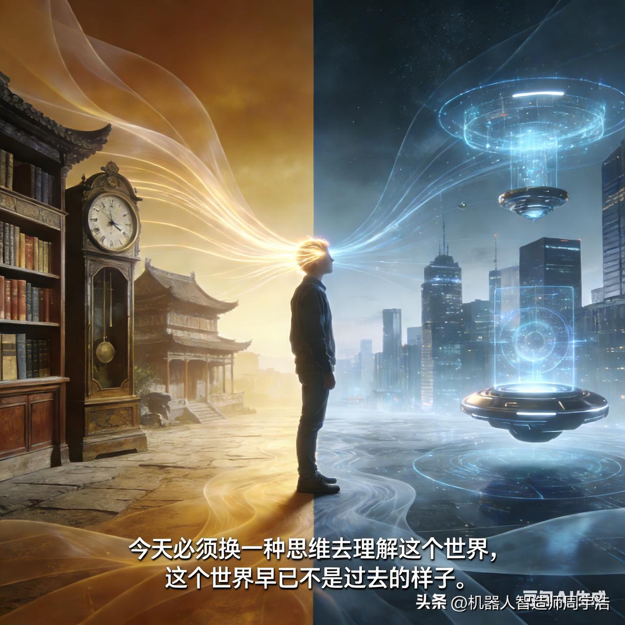 今天我们必须换一种思维去理解这个世界，这个世界早已不是过去的样子。过去我们是用人