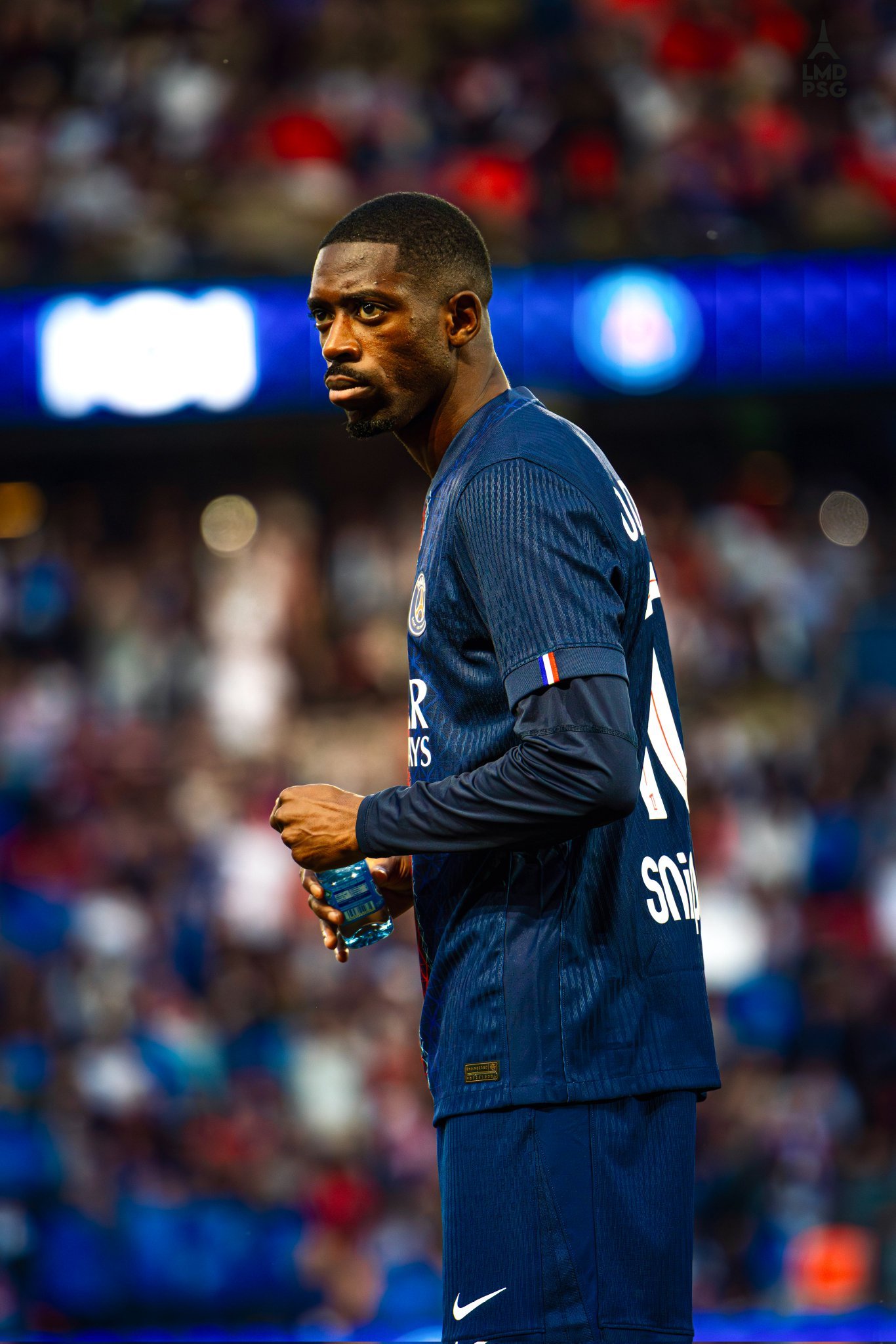 法国球迷俱乐部  🚨乐观是奥斯曼·登贝莱今天的主旋律！ 🔴🔵在路易二世球场