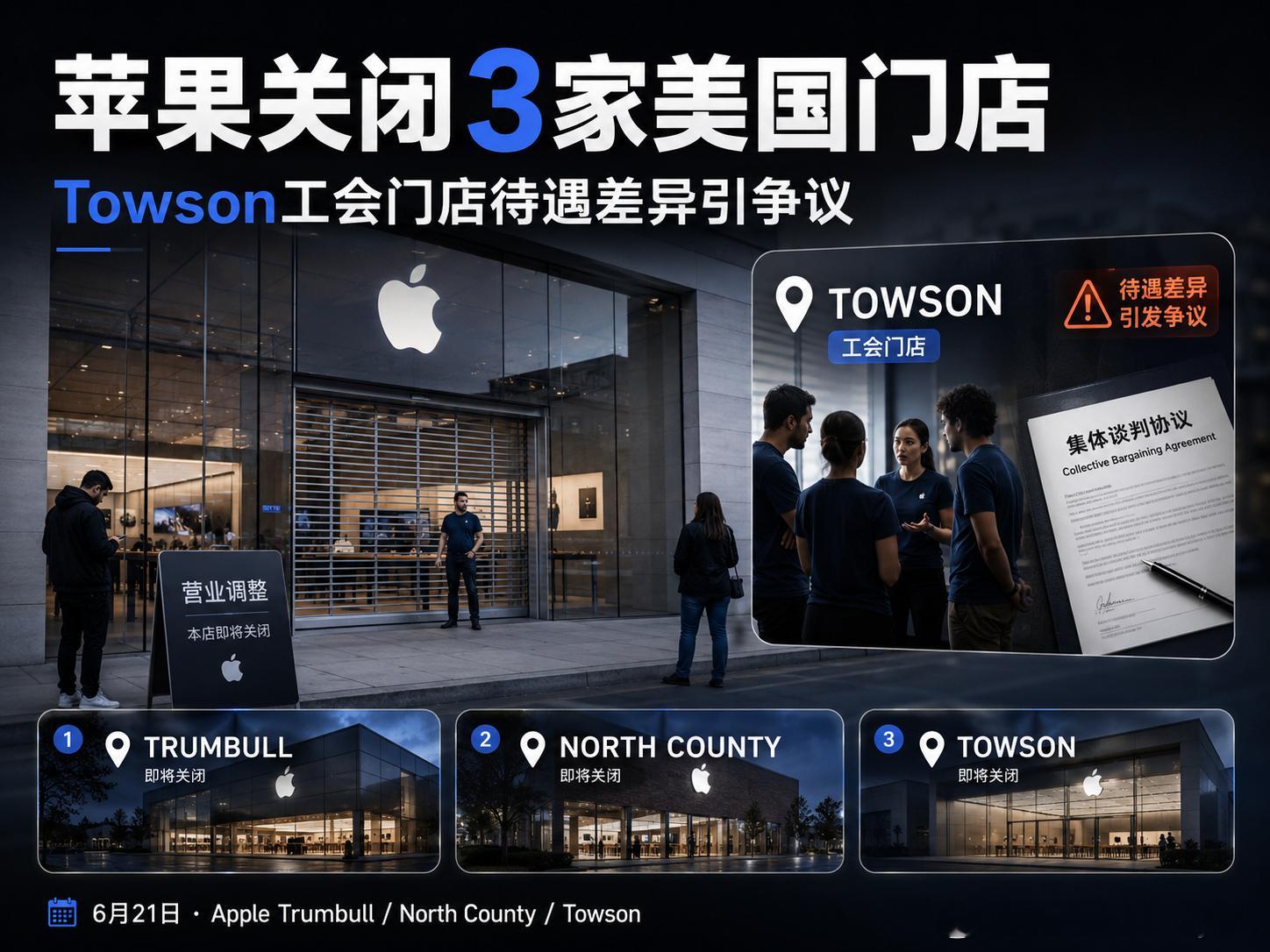 苹果关闭美国三家AppleStore引争议苹果将在美国关闭三家 Apple St