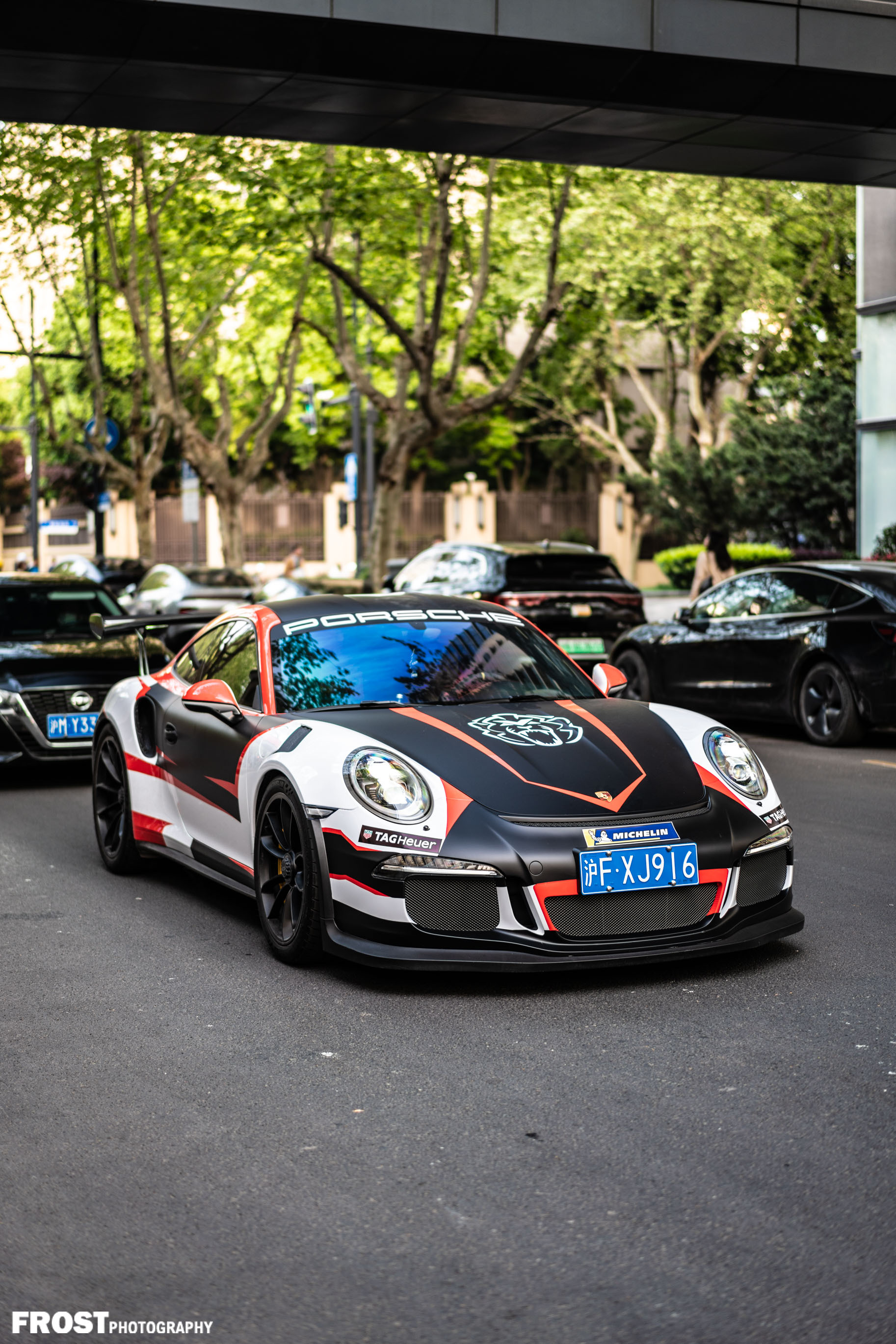 偶遇一辆拉花很帅的gt3rs[哆啦A梦害怕] ​​​