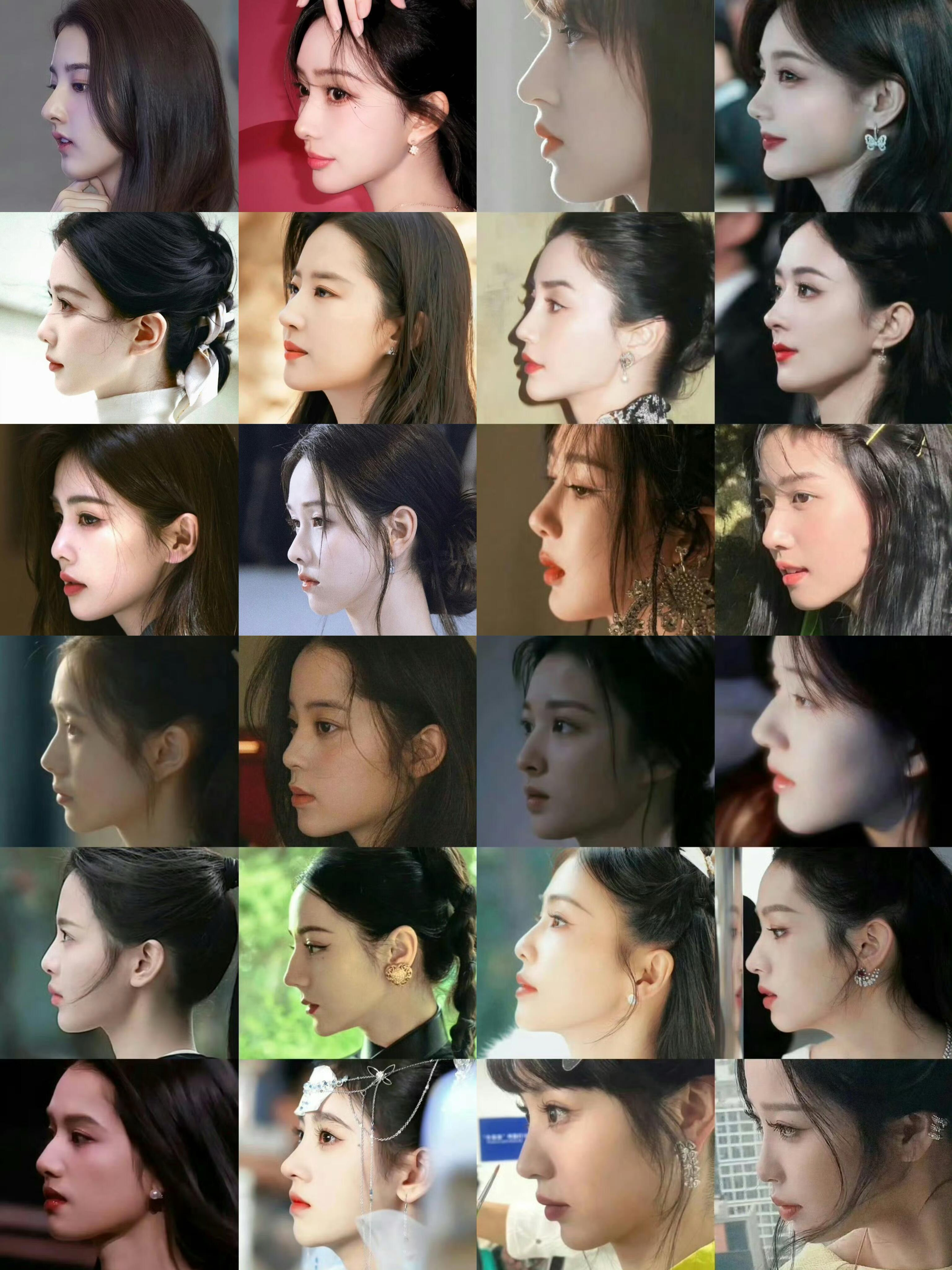 女明星侧颜…… 