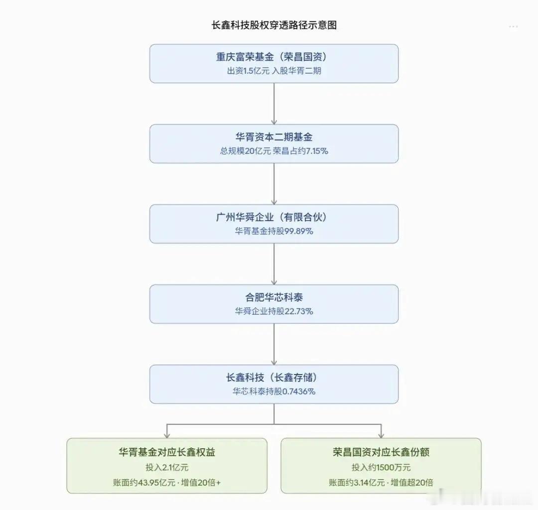 长鑫科技上市，最让人倒吸一口凉气的不是合肥国资赚了万亿，而是重庆荣昌区一个区级国
