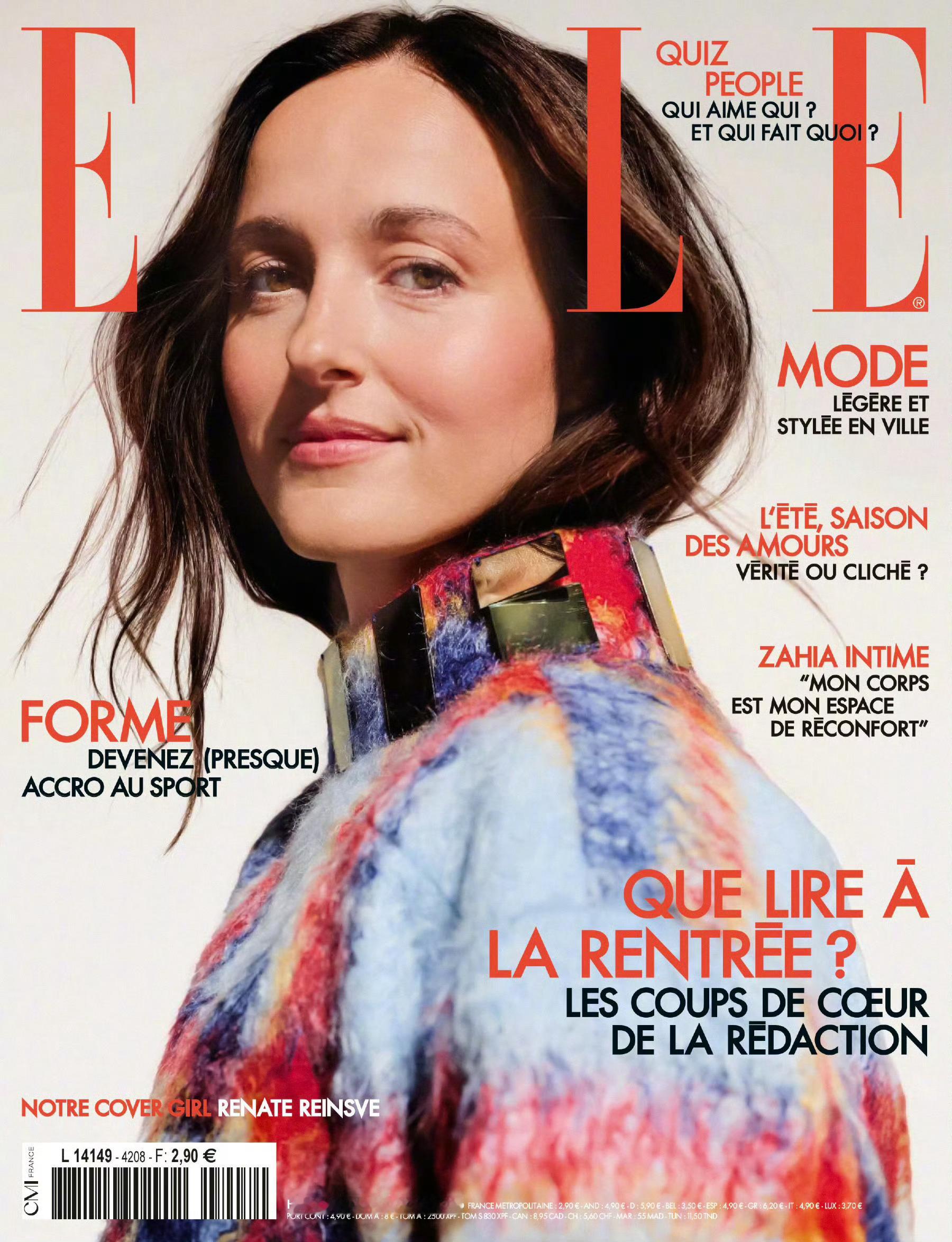 Elle France August 2026  法国版本周新刊封面女演员Ren