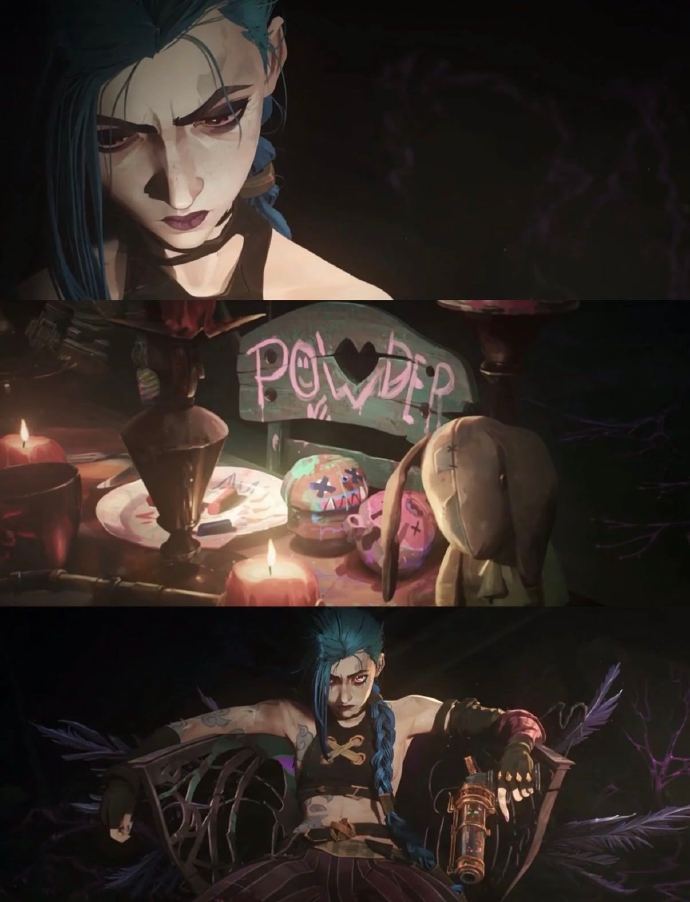 第一波看见金克丝的人会有谁 哇塞双城音乐秀概念PV太有感觉了！上海与祖安的场景转