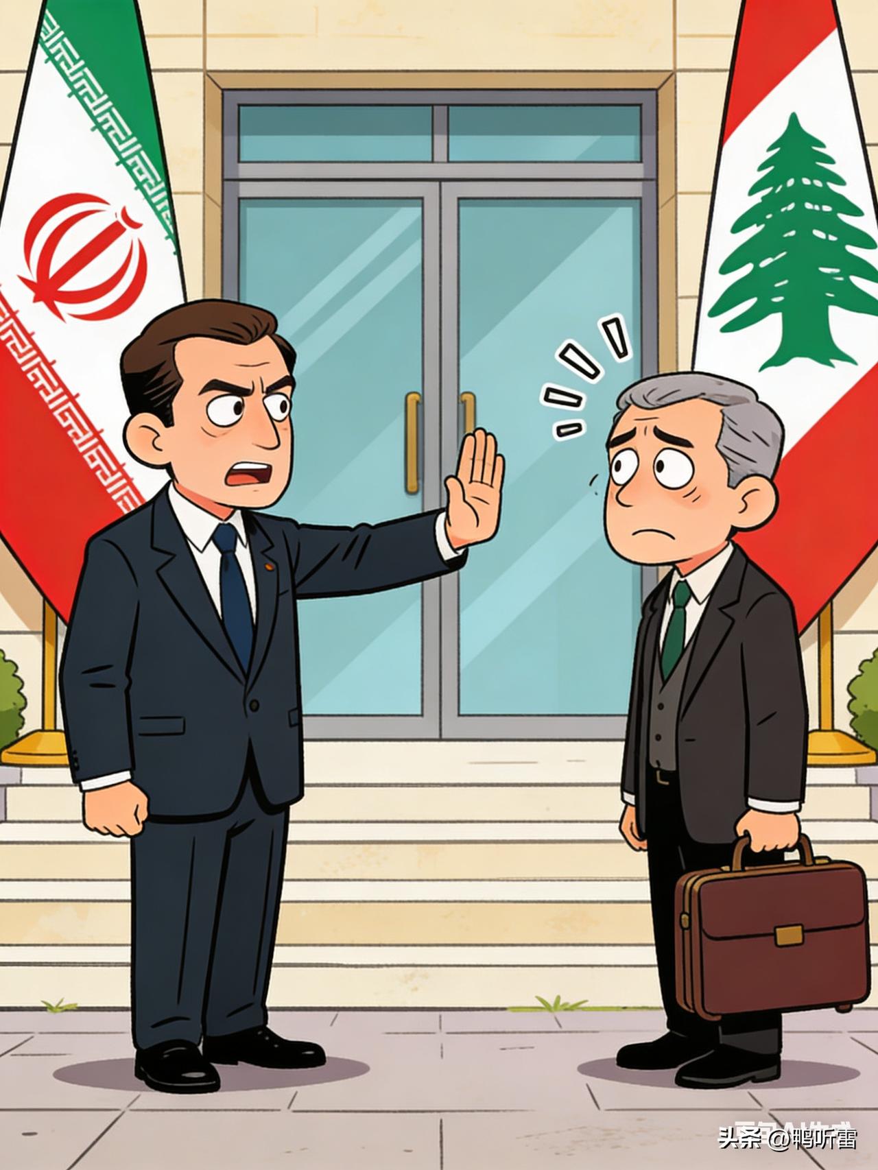 先跪为敬？鉴于黎巴嫩真主党不听劝阻，一直往以色列境内发射火箭，黎巴嫩用“抗议”方