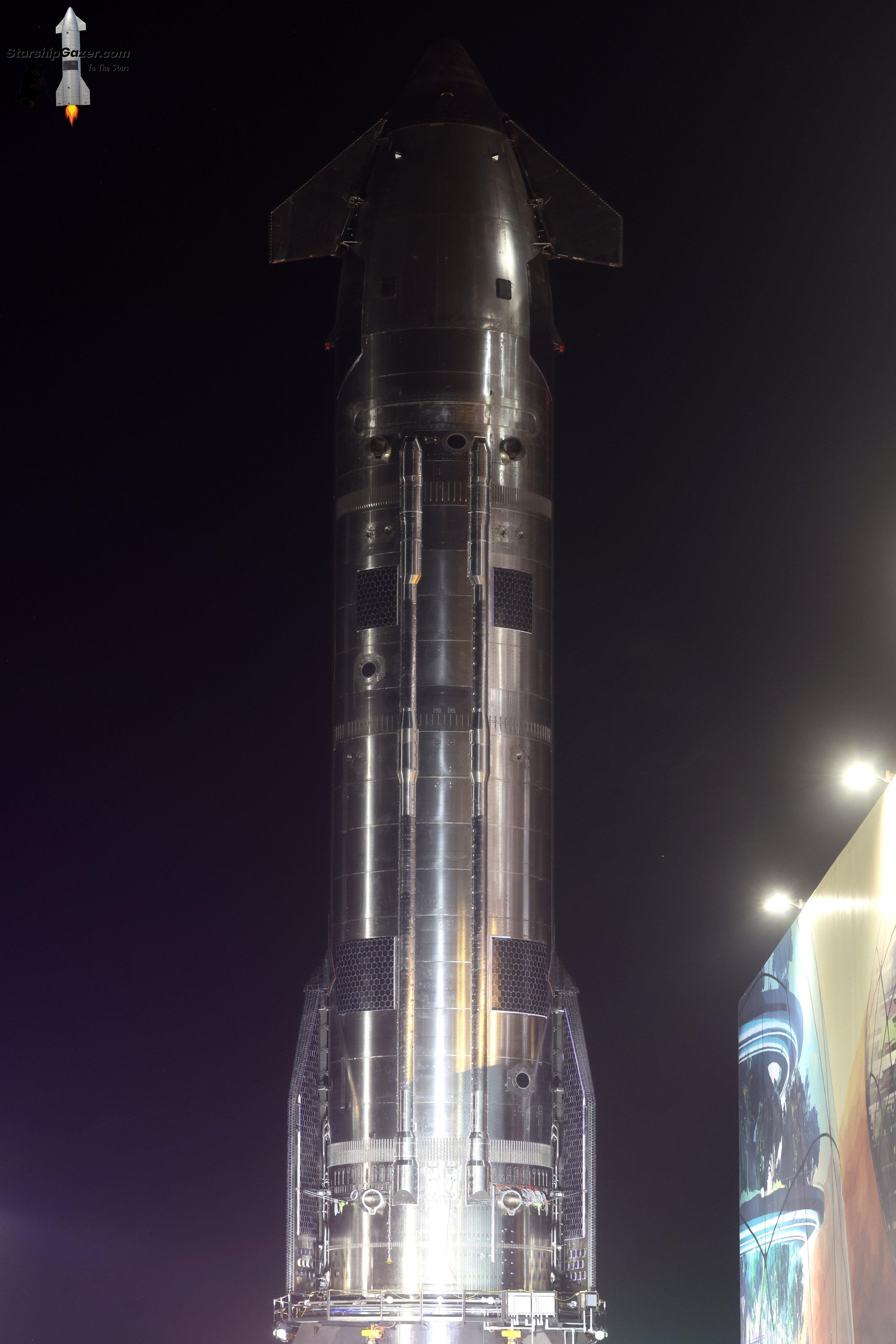 Ship 39前往Masseys准备进行静态点火测试。 