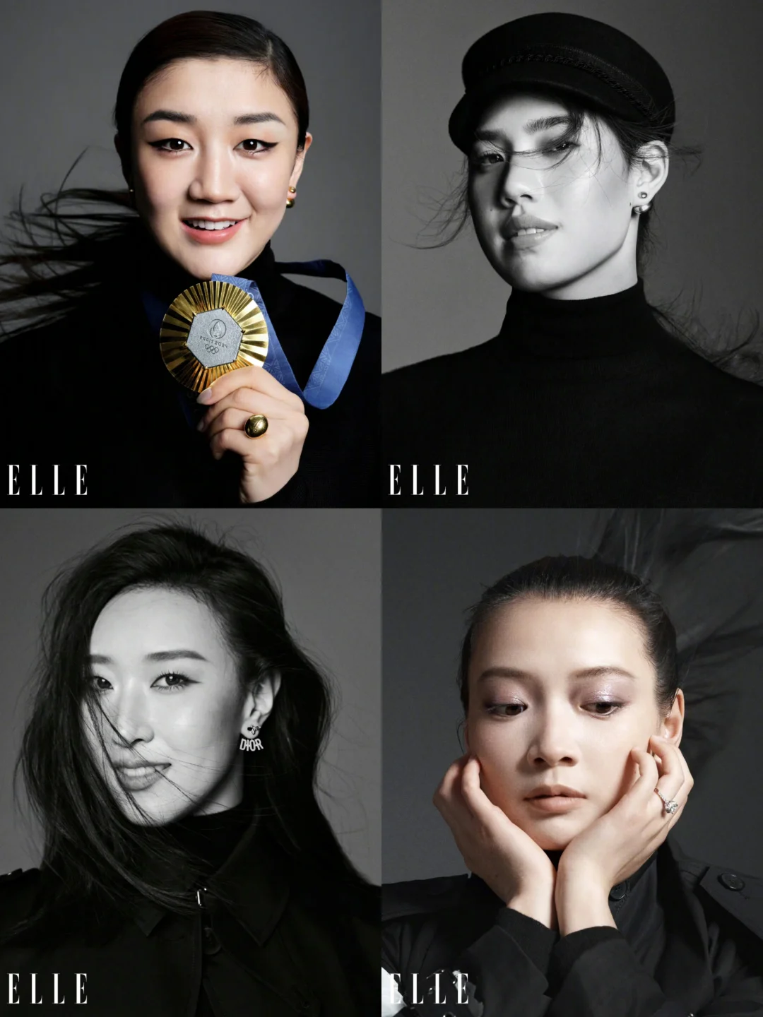张雨霏、黄雅琼、陈梦出镜ELLEWonderWomen
