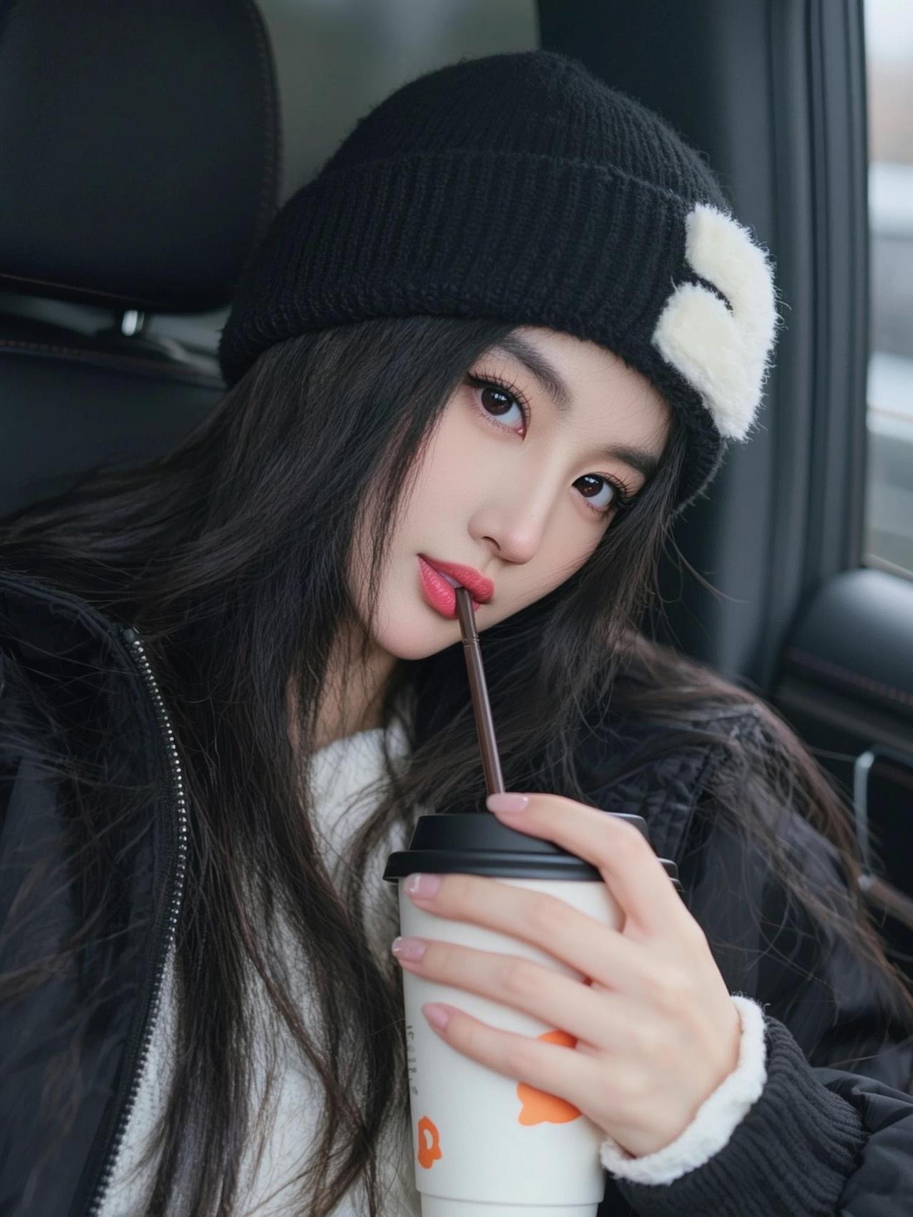 百搭款毛线帽来了抖音ai创作 没有人能拒绝姐姐风 姐妹们好久见 不止一面