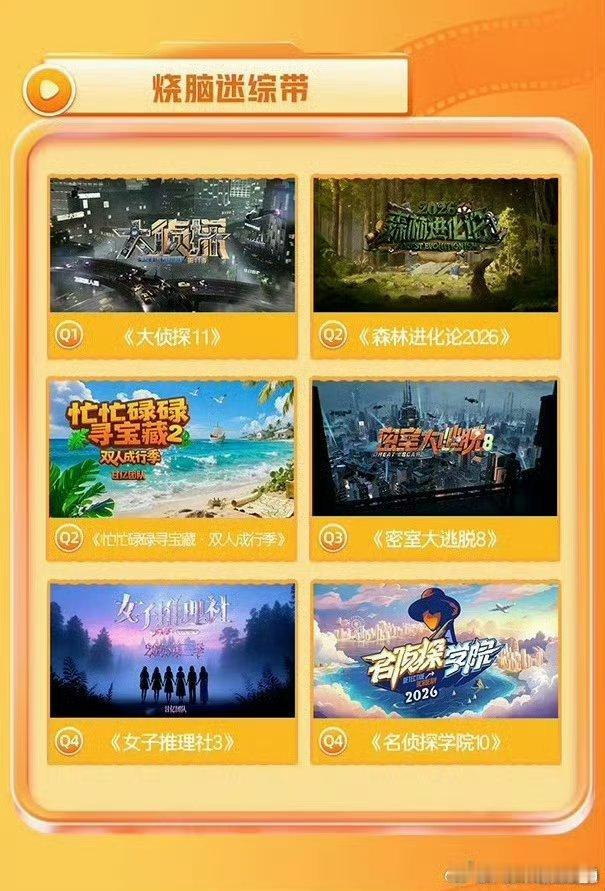 我们来了3回归芒果综艺片单把2026年安排得明明白白谁的青春记忆被唤醒了？《我们